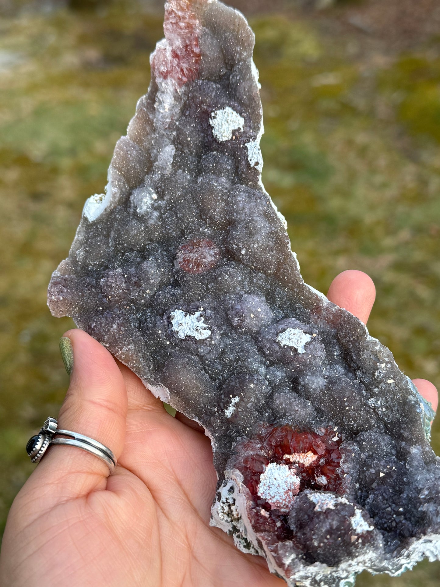 Zeolite amethyst flower Brazil