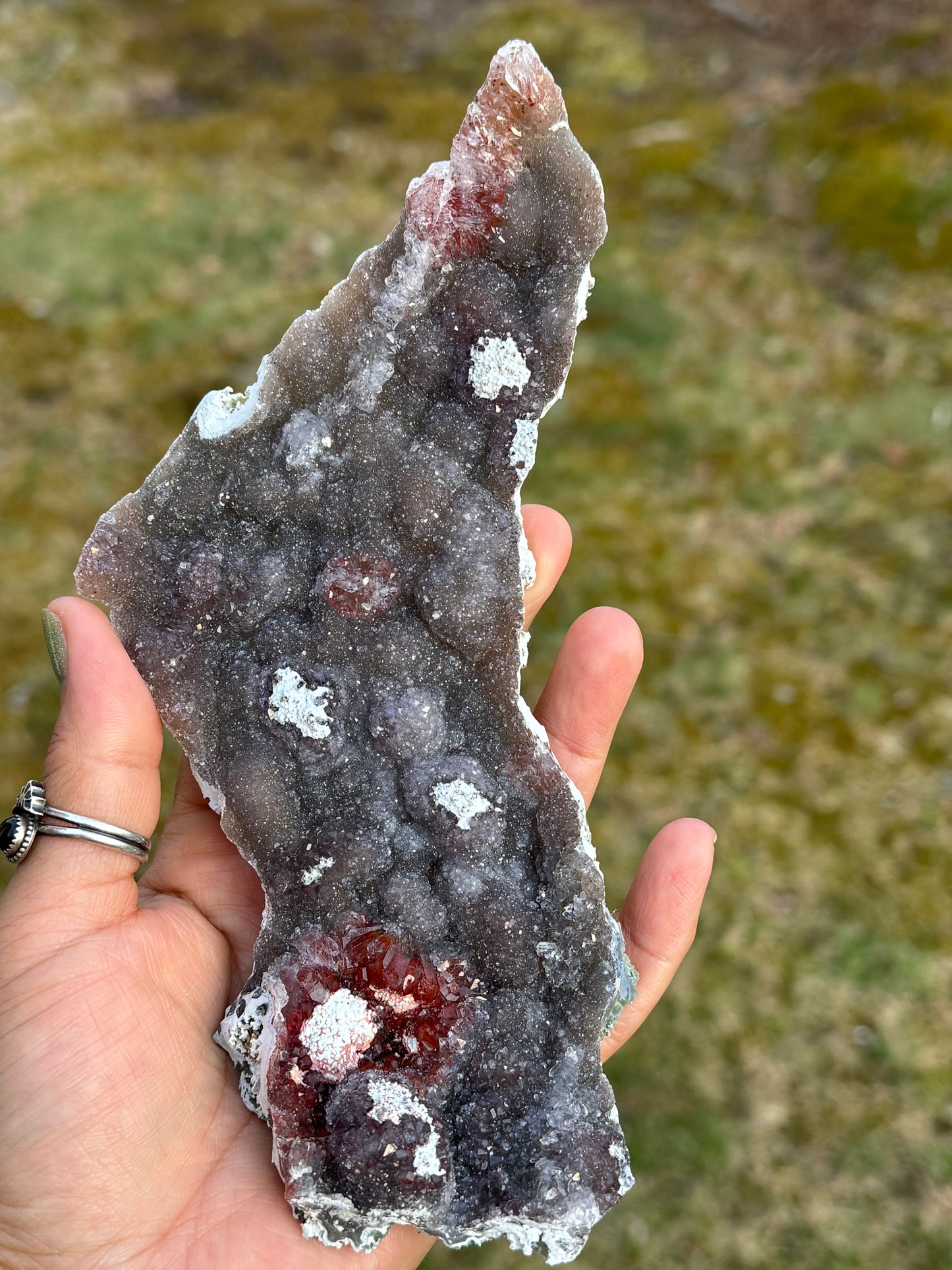 Zeolite amethyst flower Brazil