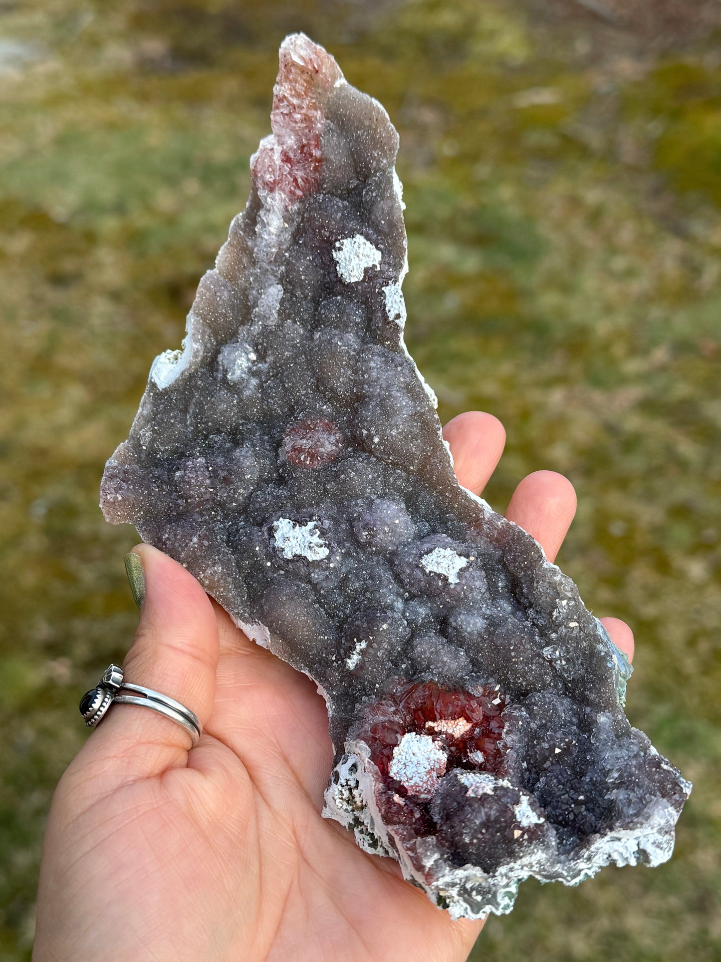 Zeolite amethyst flower Brazil