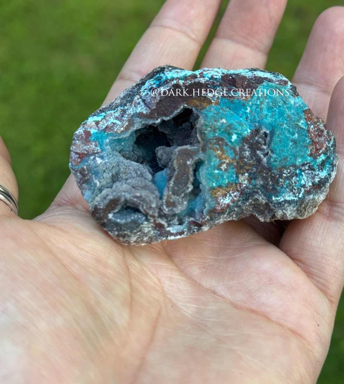 Druzy Chrysocolla