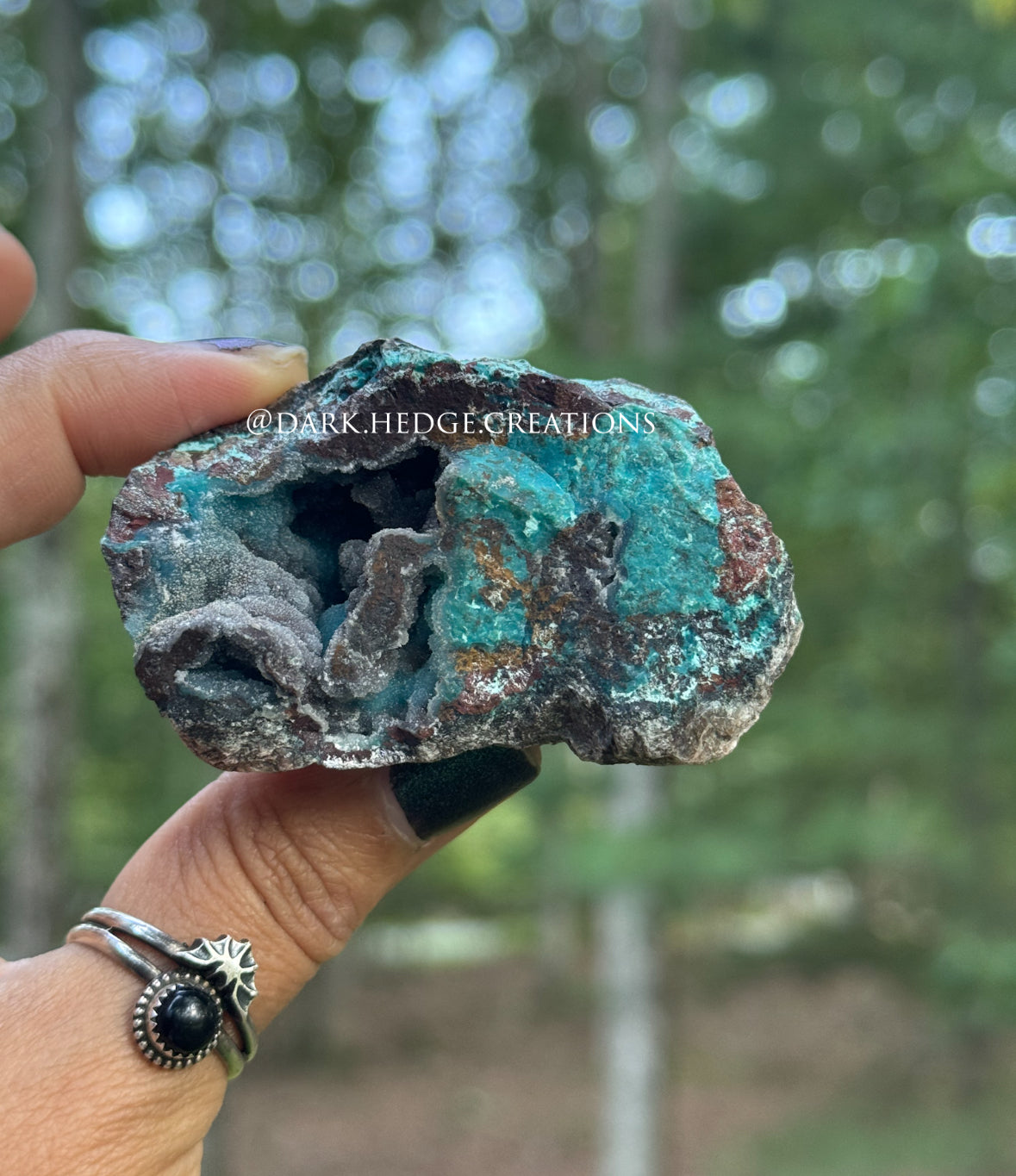 Druzy Chrysocolla