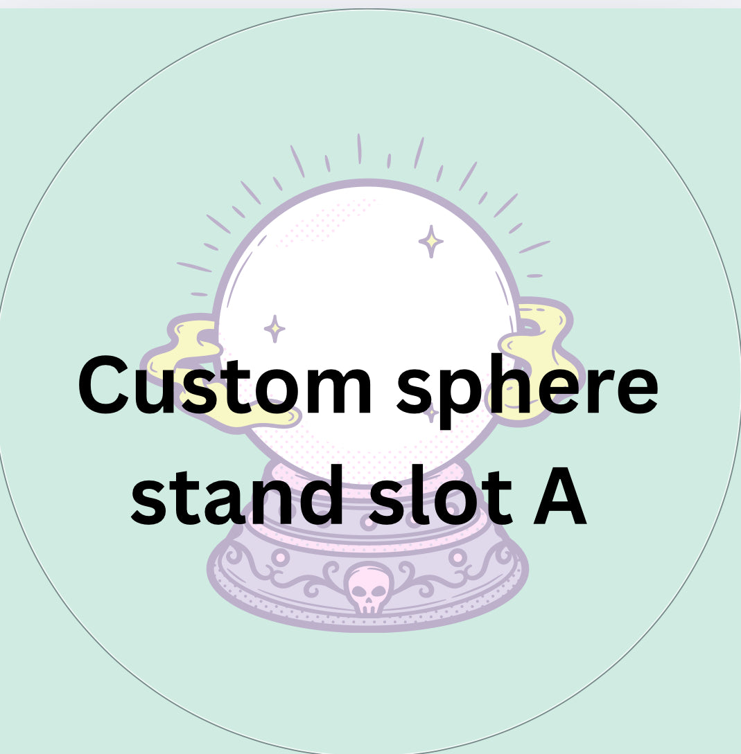 Custom sphere stand