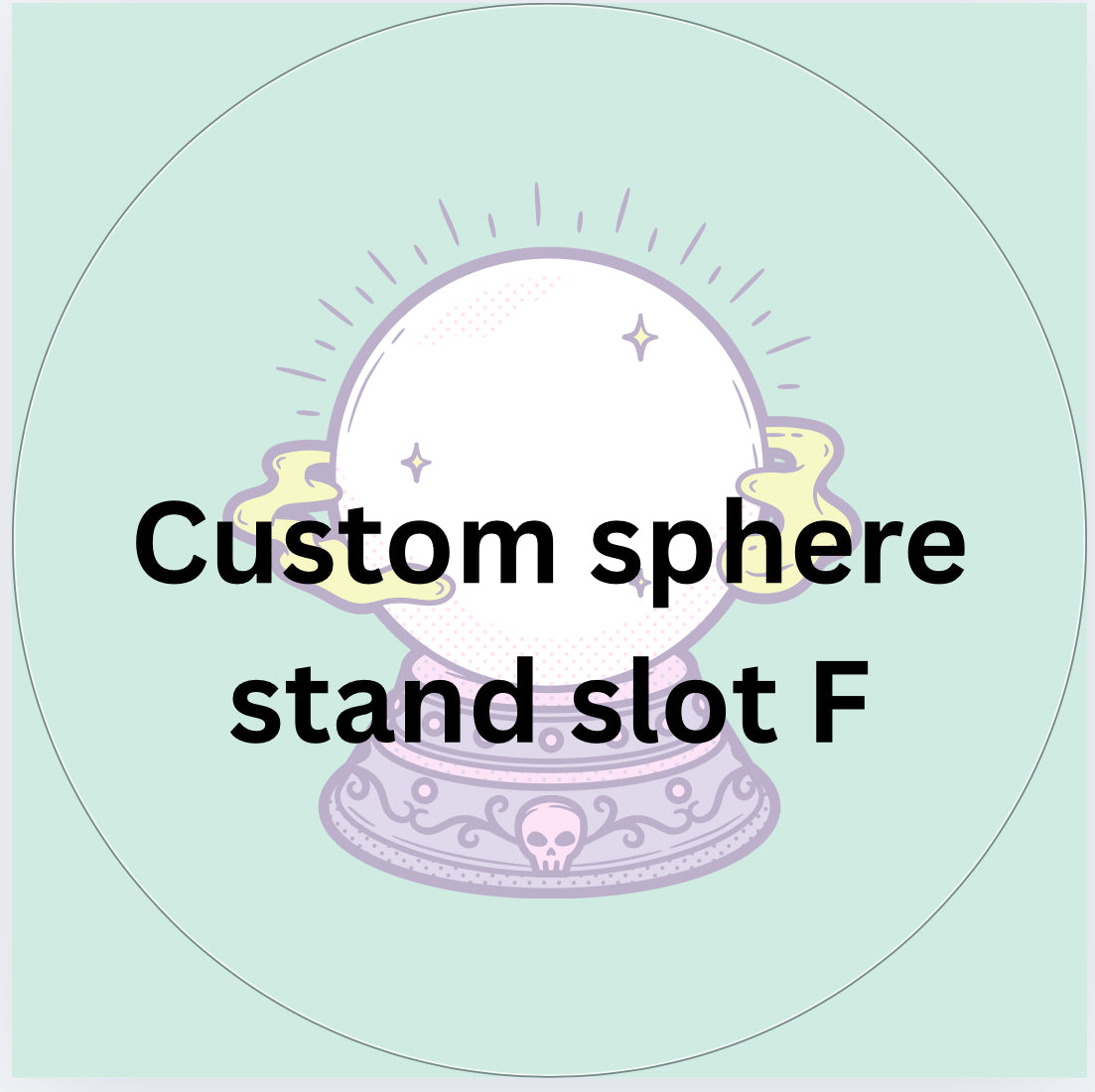 Custom sphere stand