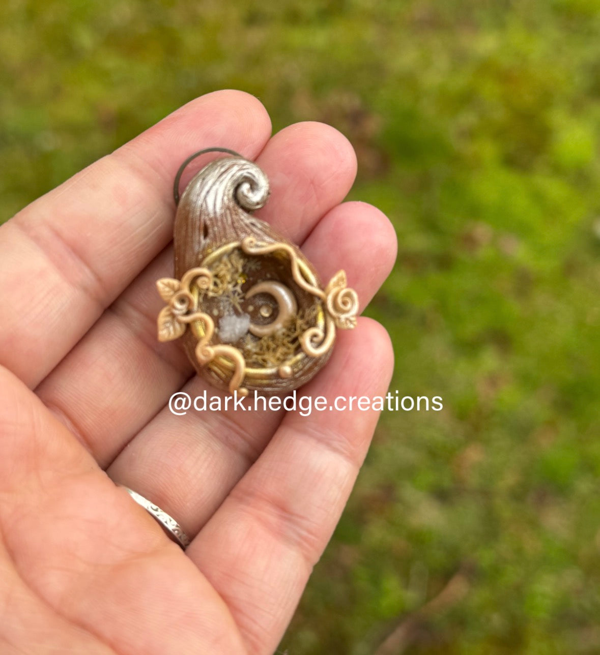 Nestled within the clouds pendant