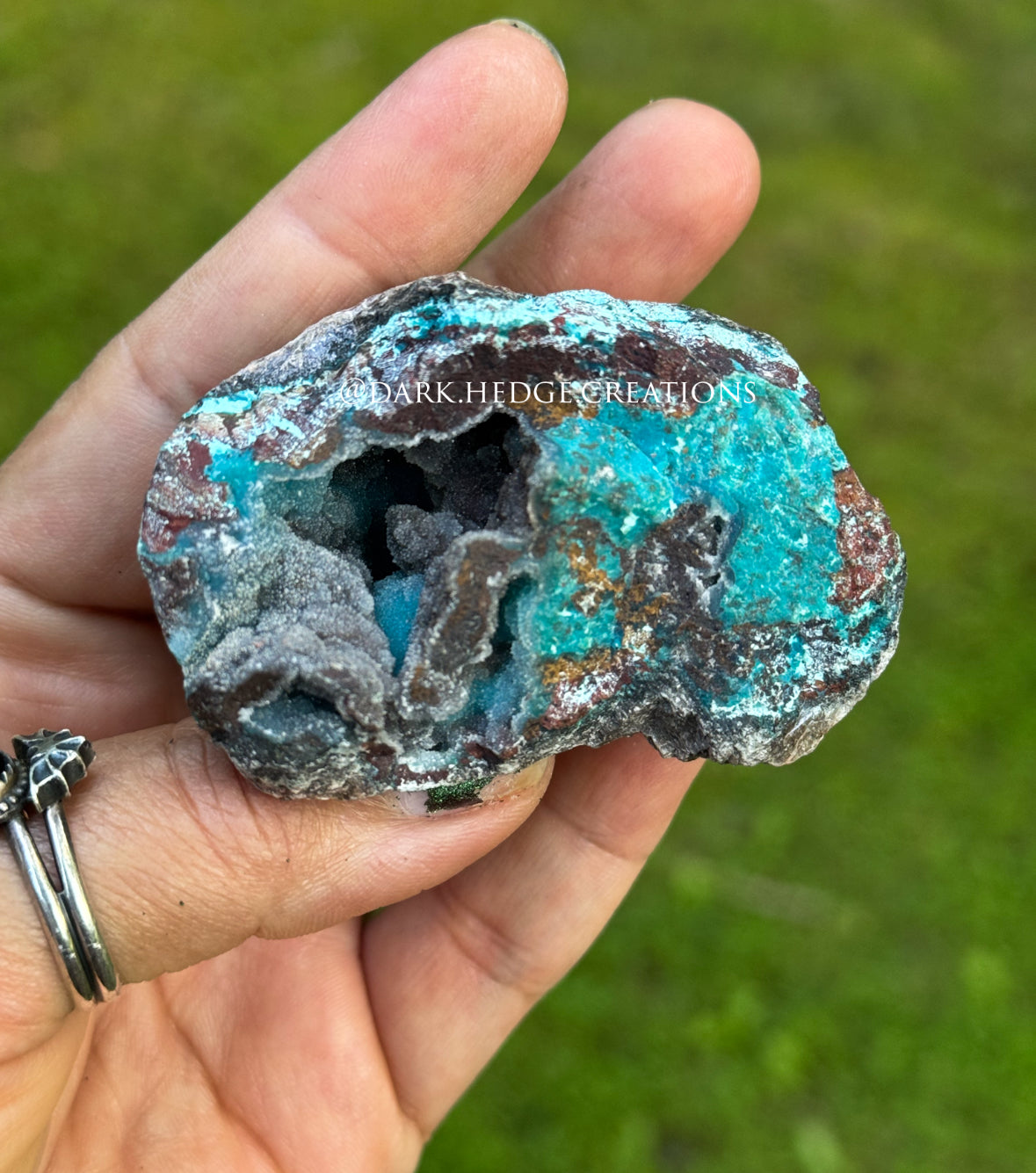 Druzy Chrysocolla