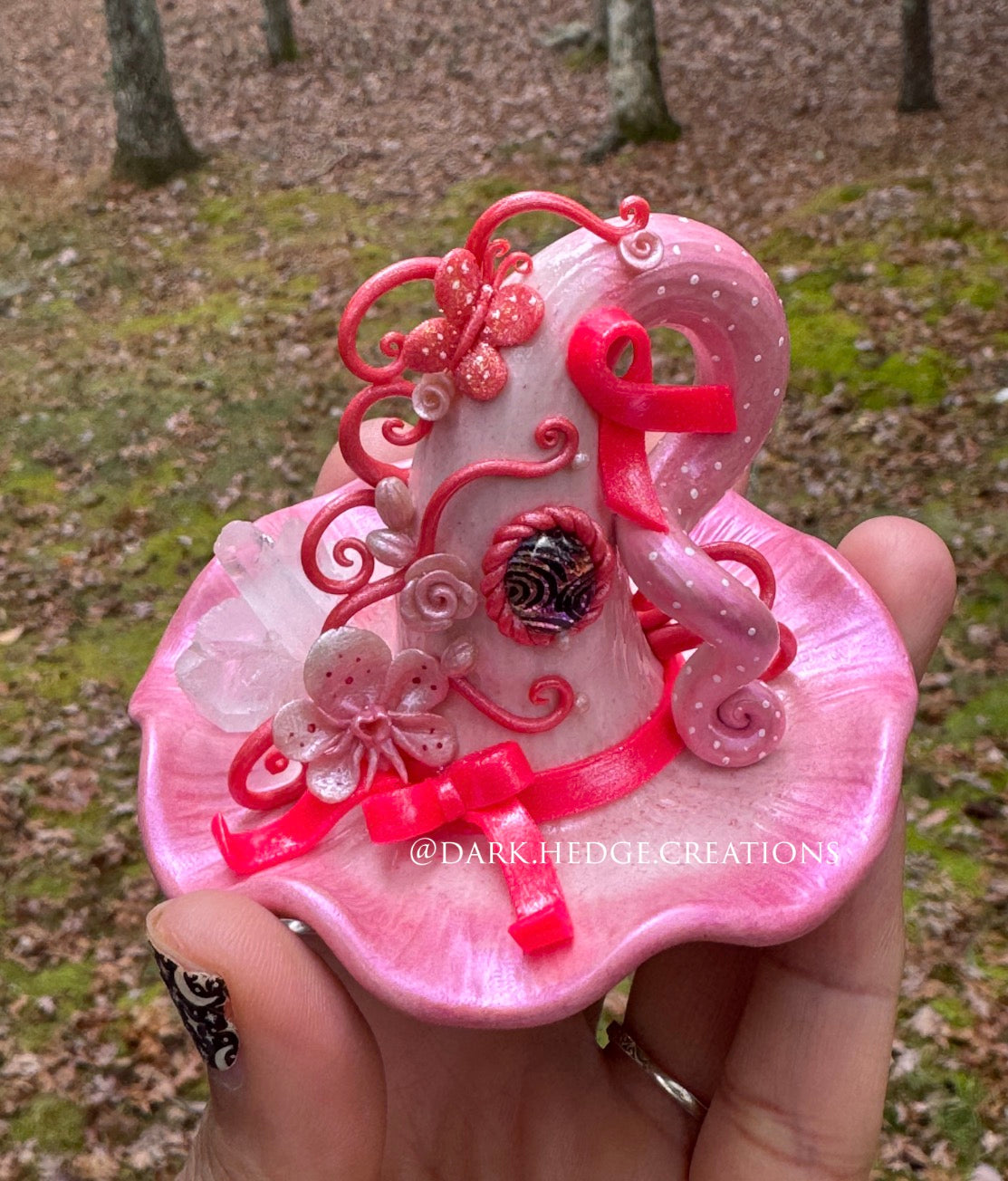 “Aware” witch hat(Breast cancer awareness)
