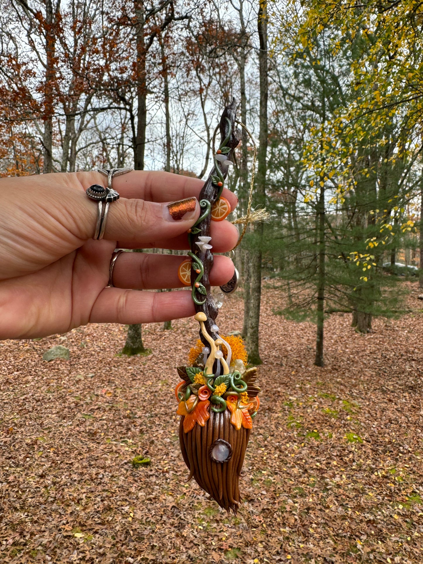 Autumn witches Besom