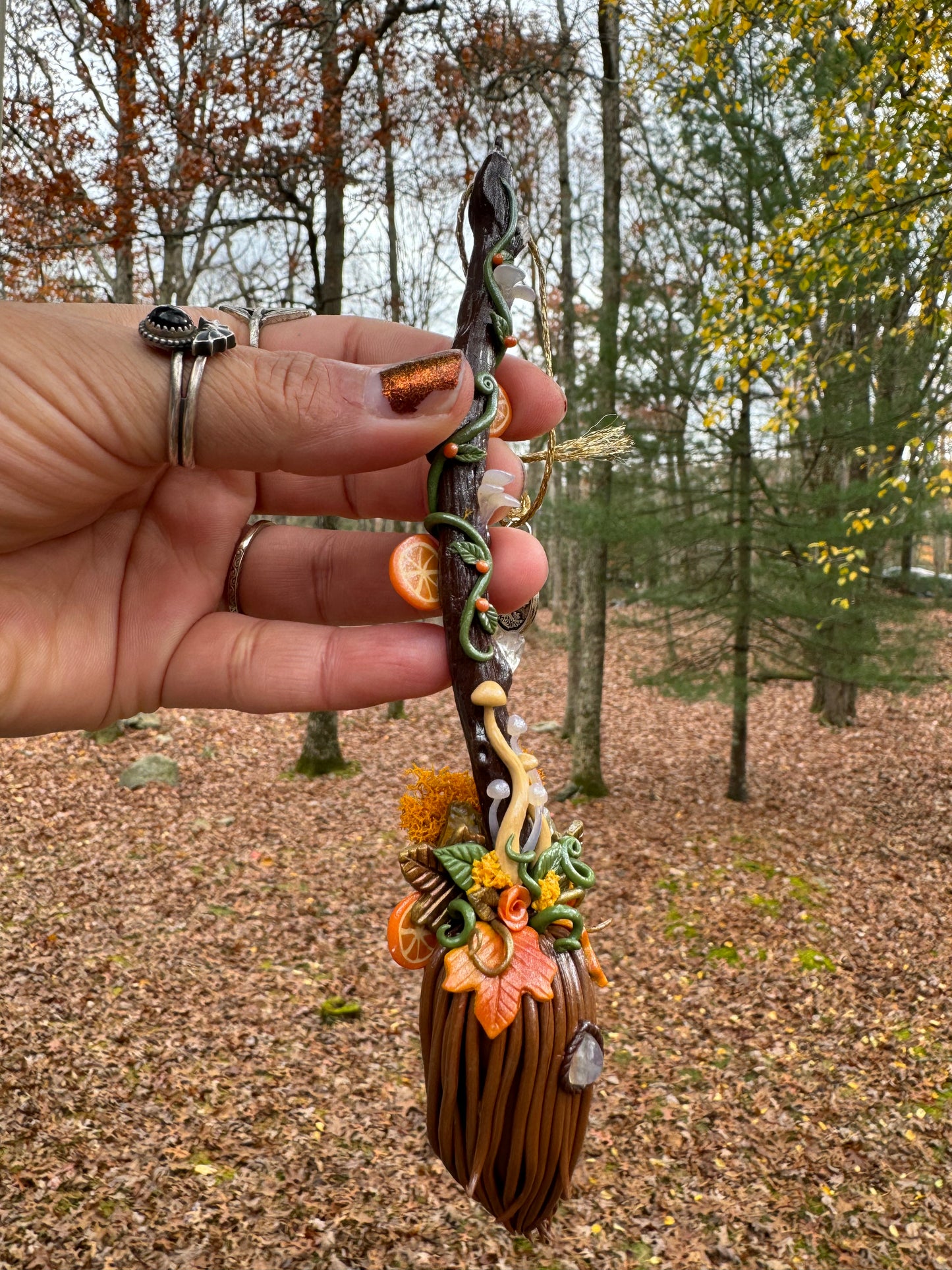 Autumn witches Besom