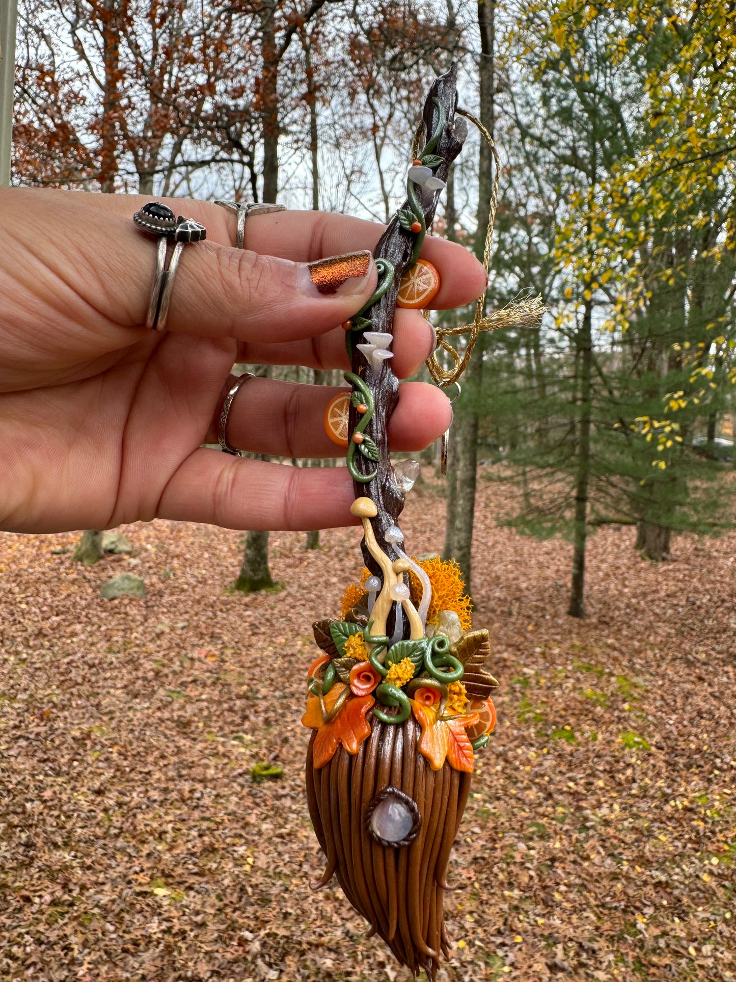 Autumn witches Besom