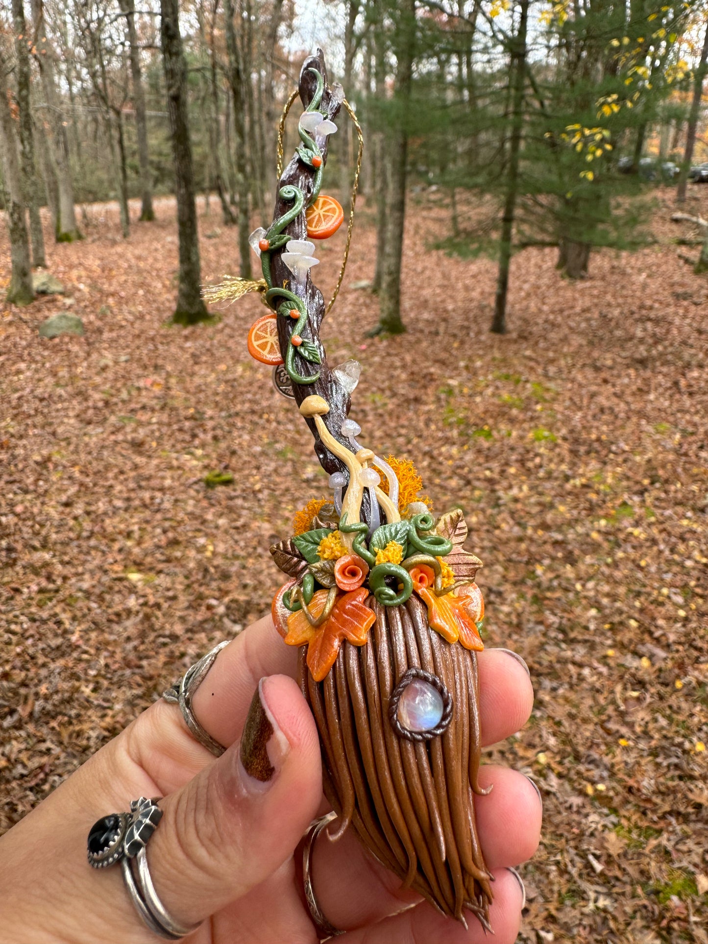 Autumn witches Besom