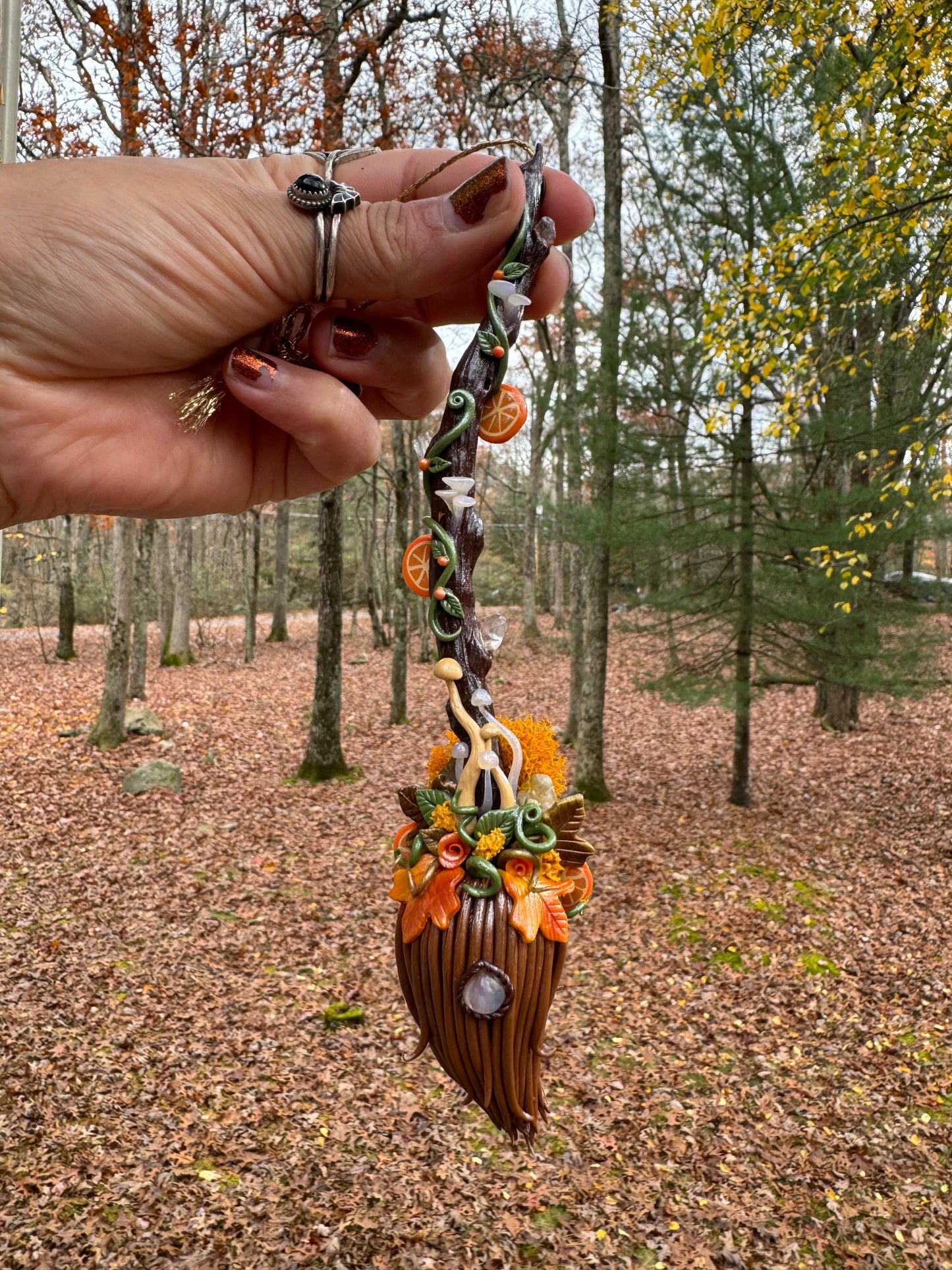 Autumn witches Besom