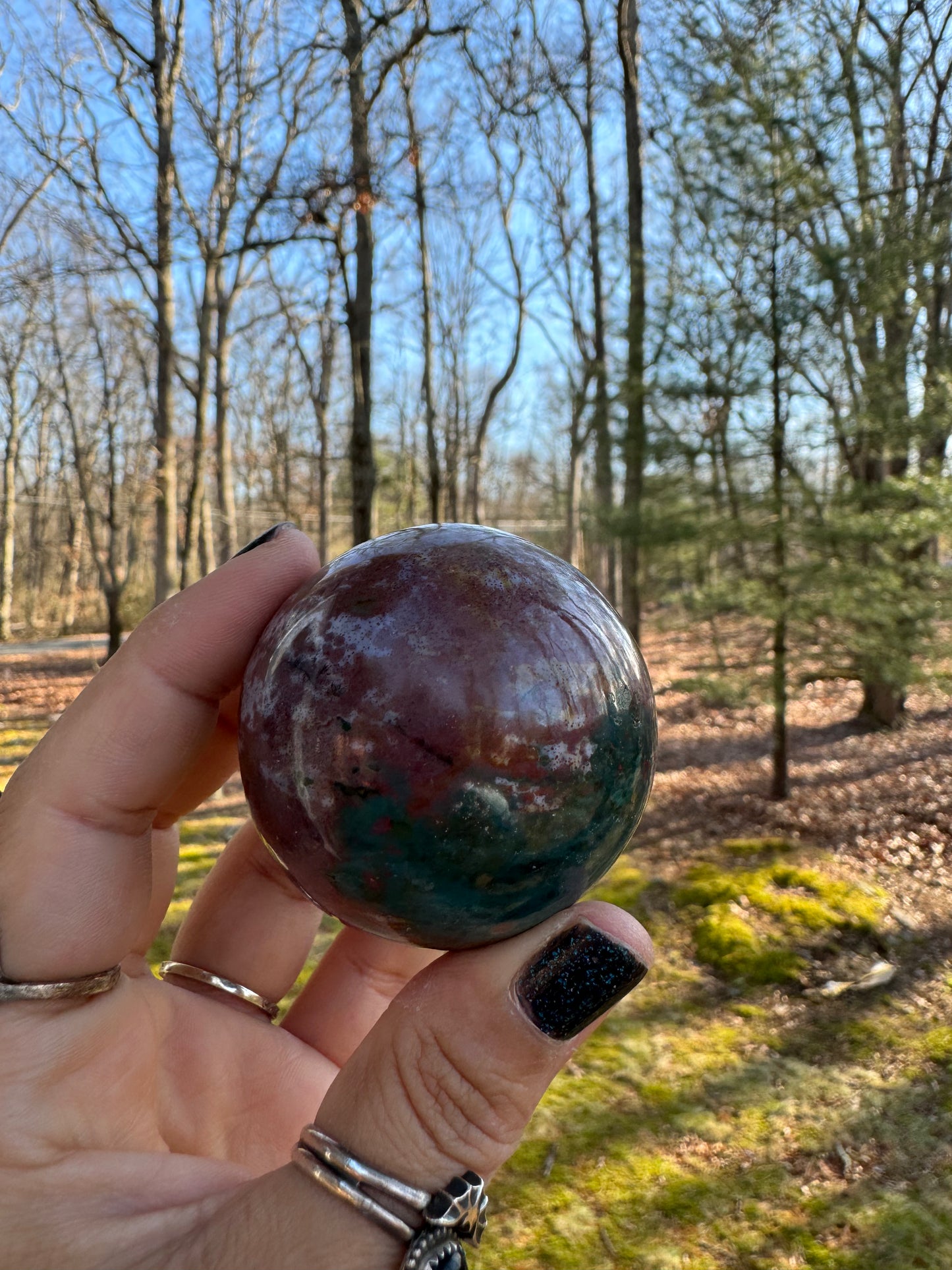 Bloodstone sphere