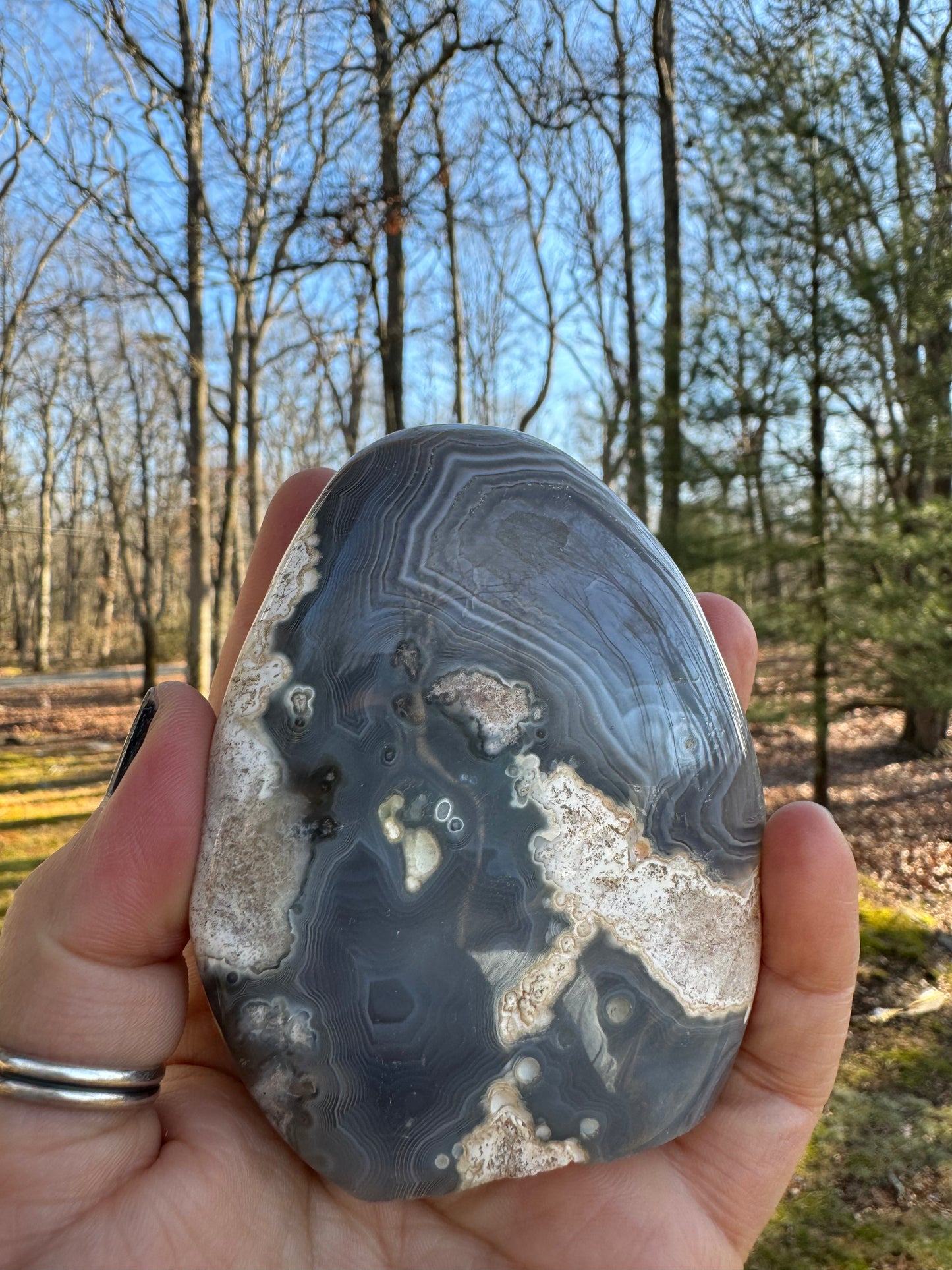 Orca agate Freeform