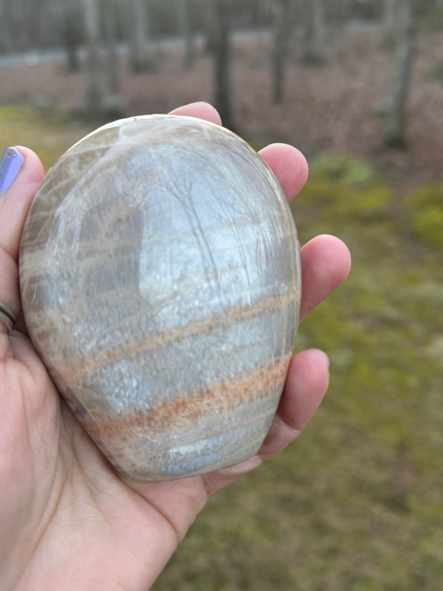 Peach moonstone Freeform