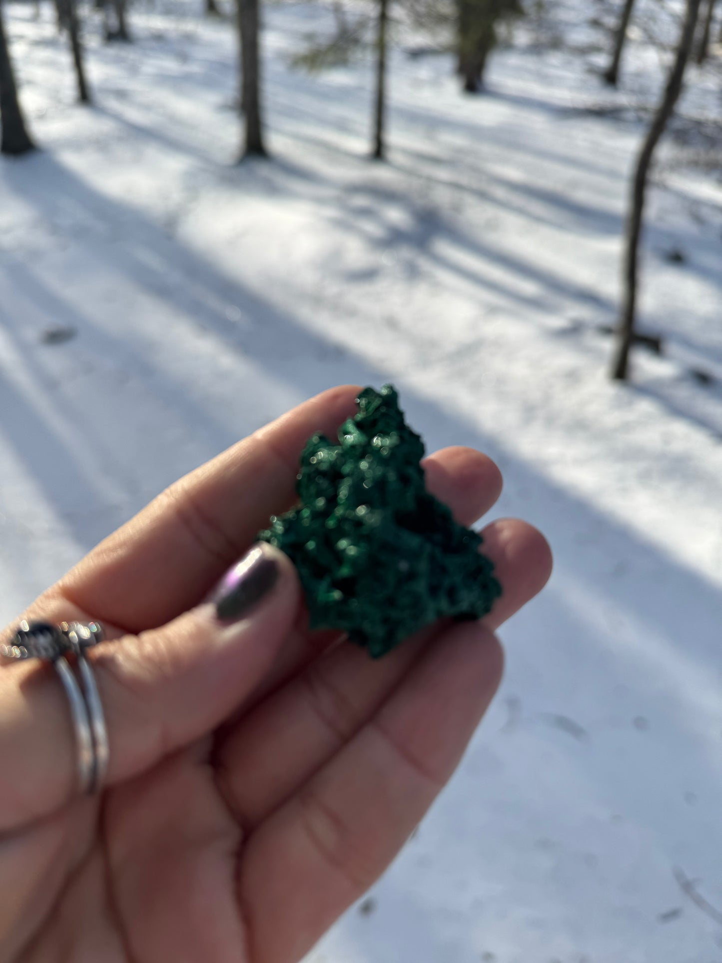 Fibrous Malachite