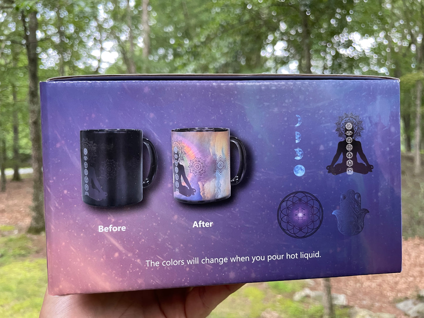 Color changing moon phase mug