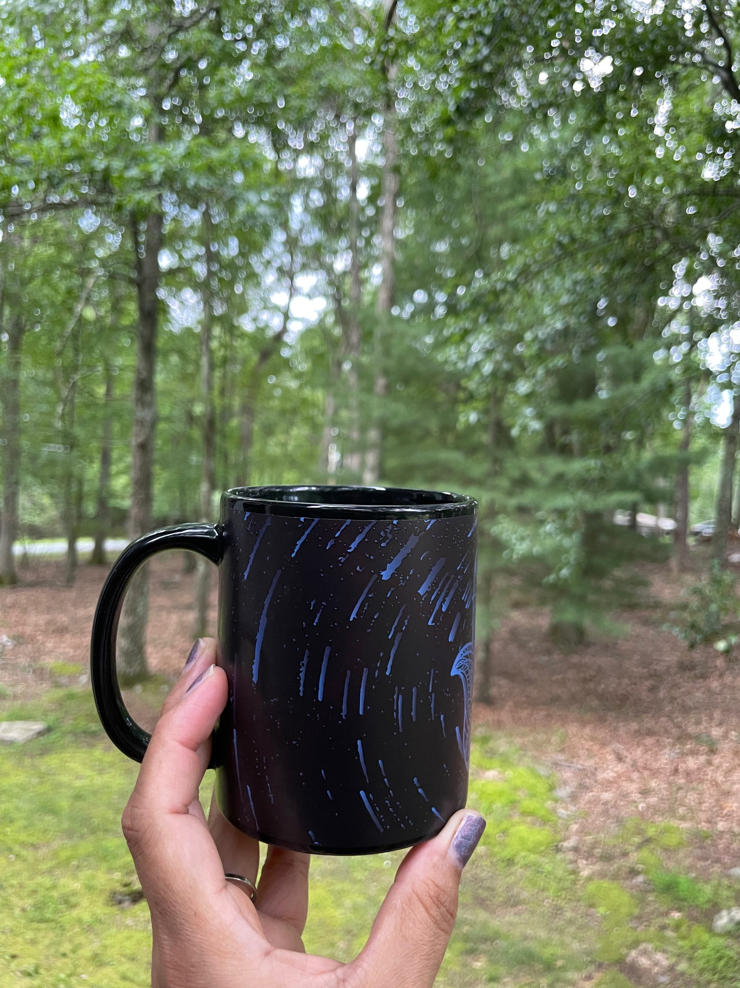 Color changing hamsa mug