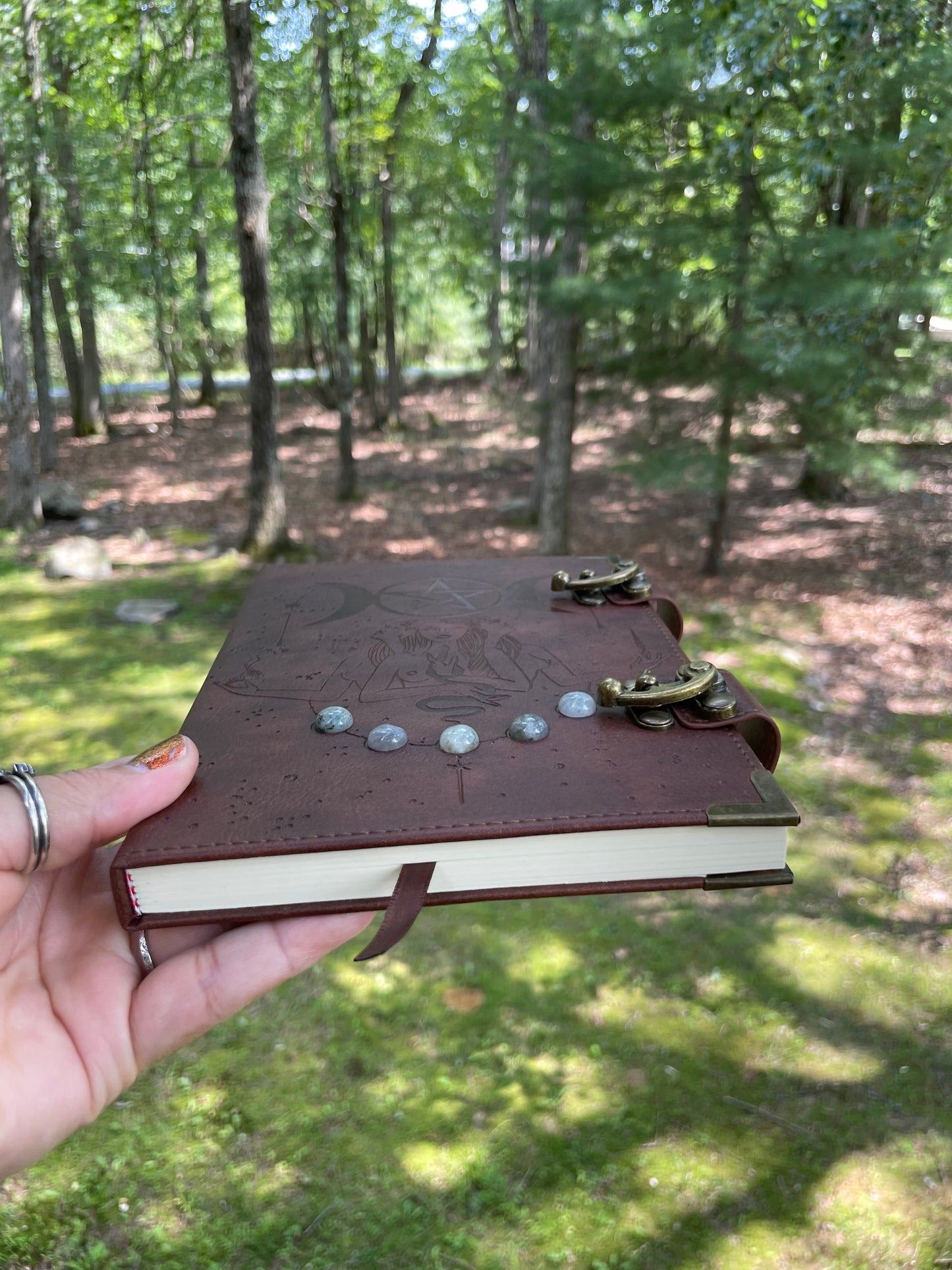Labradorite moon goddess journal