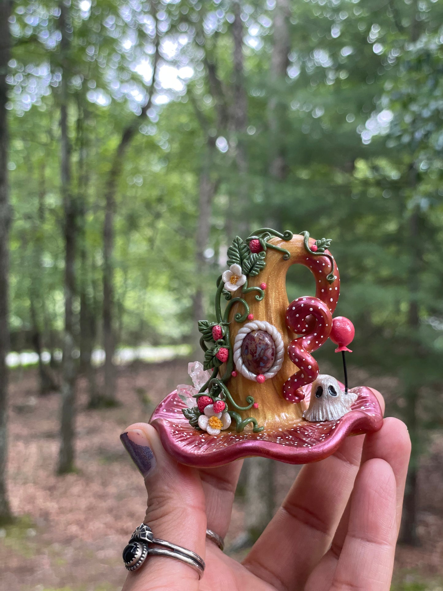 A haunted harvest witch hat