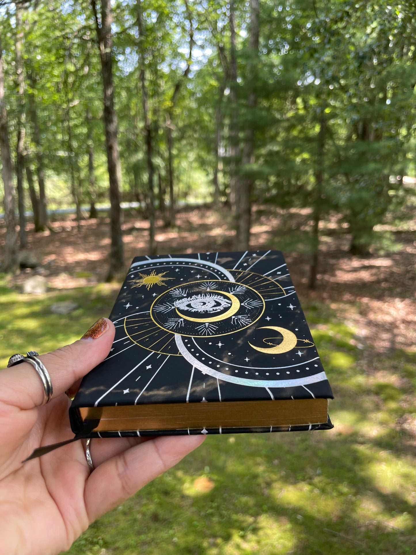 Leather bound moon a phase ritual journal (small)