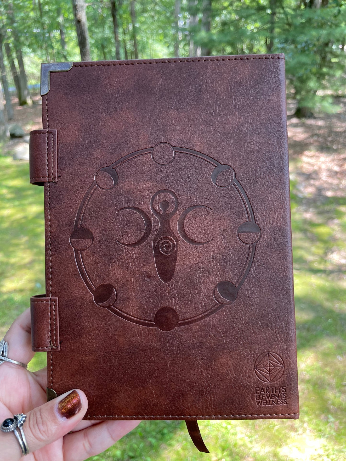 Labradorite moon goddess journal