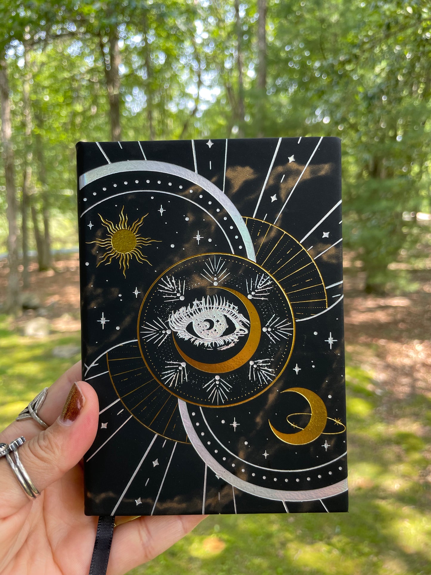Leather bound moon a phase ritual journal (small)