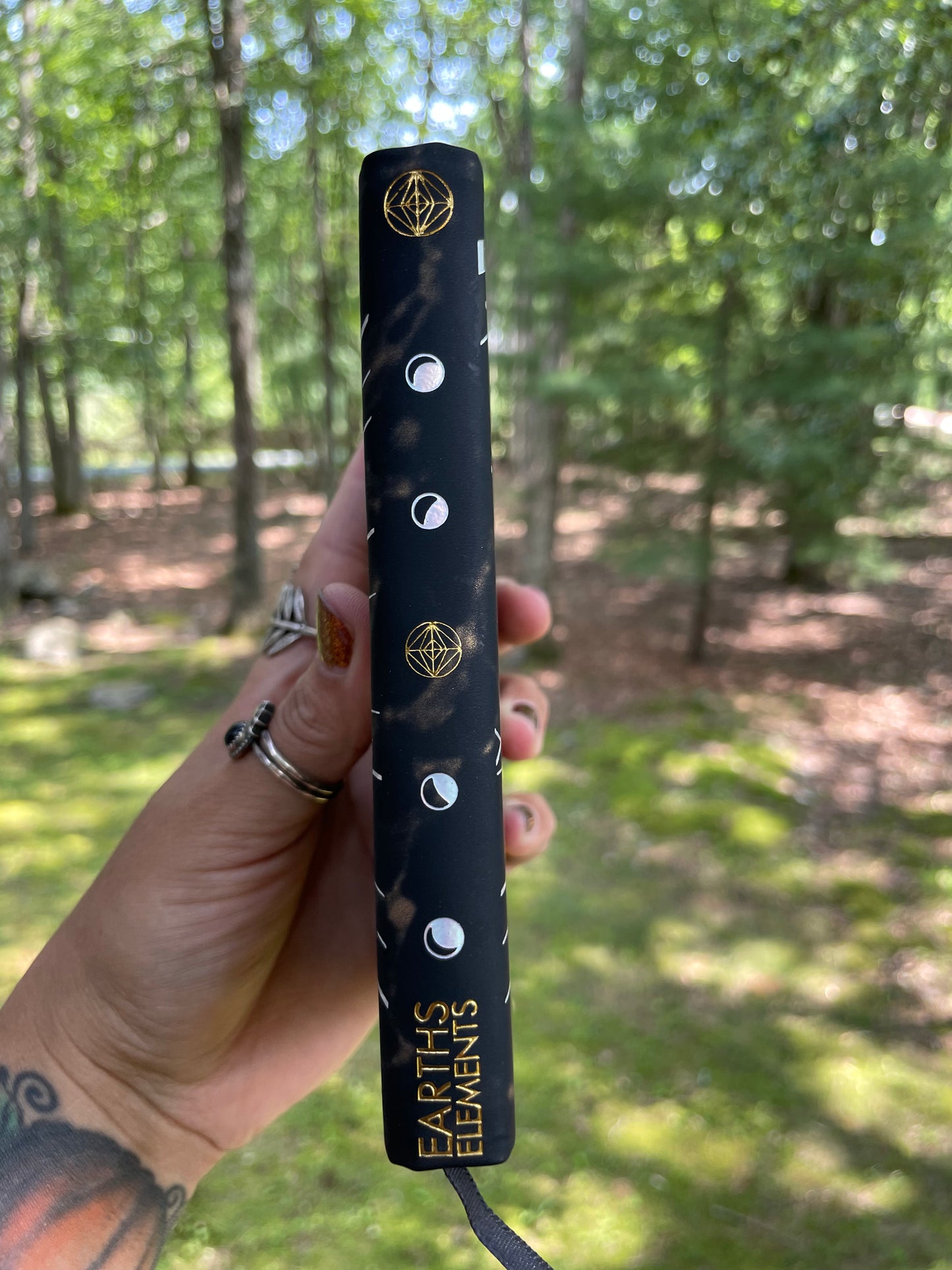 Leather bound moon a phase ritual journal (small)