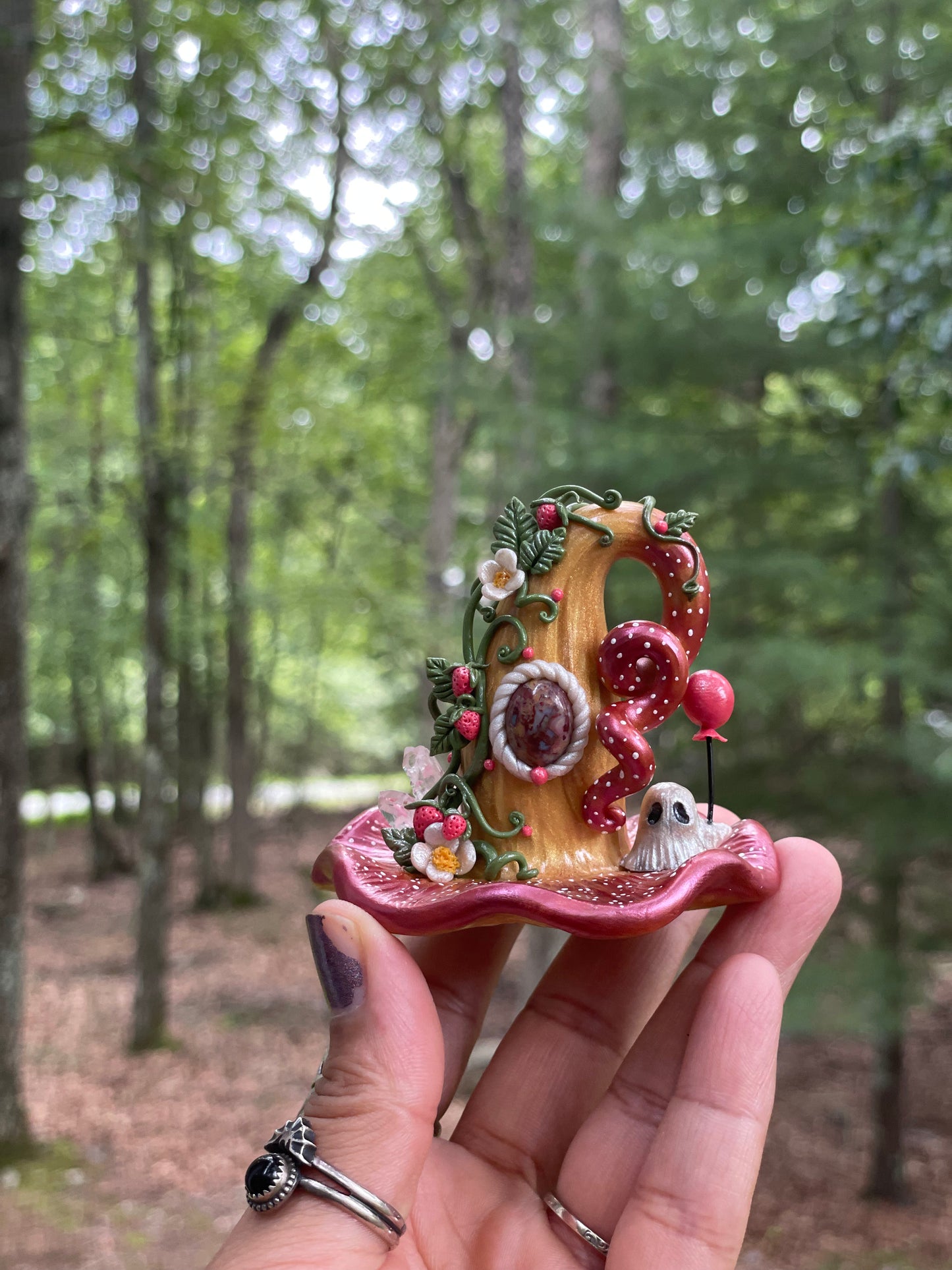 A haunted harvest witch hat