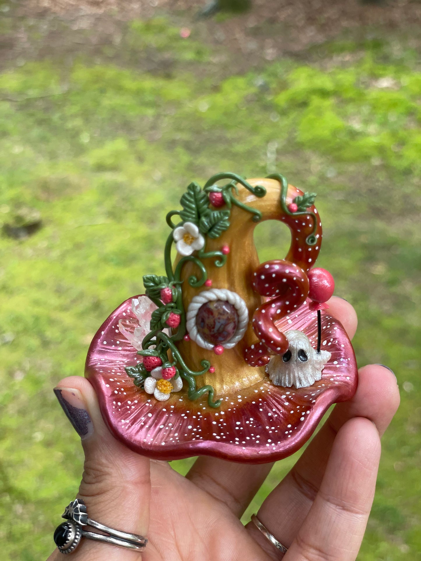 A haunted harvest witch hat