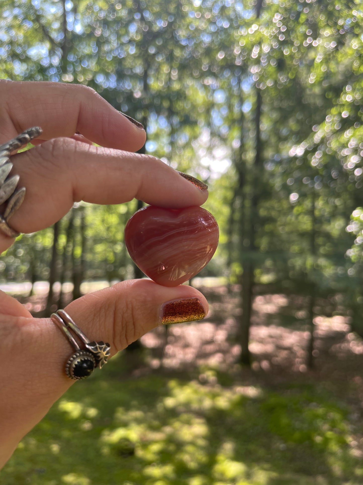 Small Carnelian heart