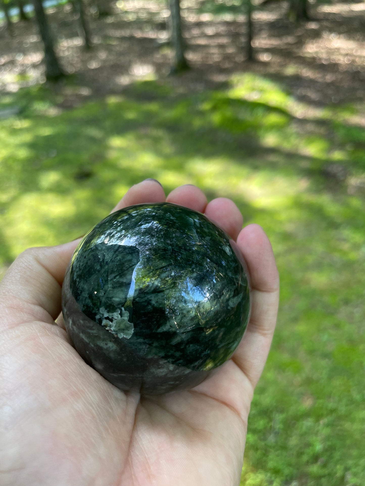 High quality serpentine sphere