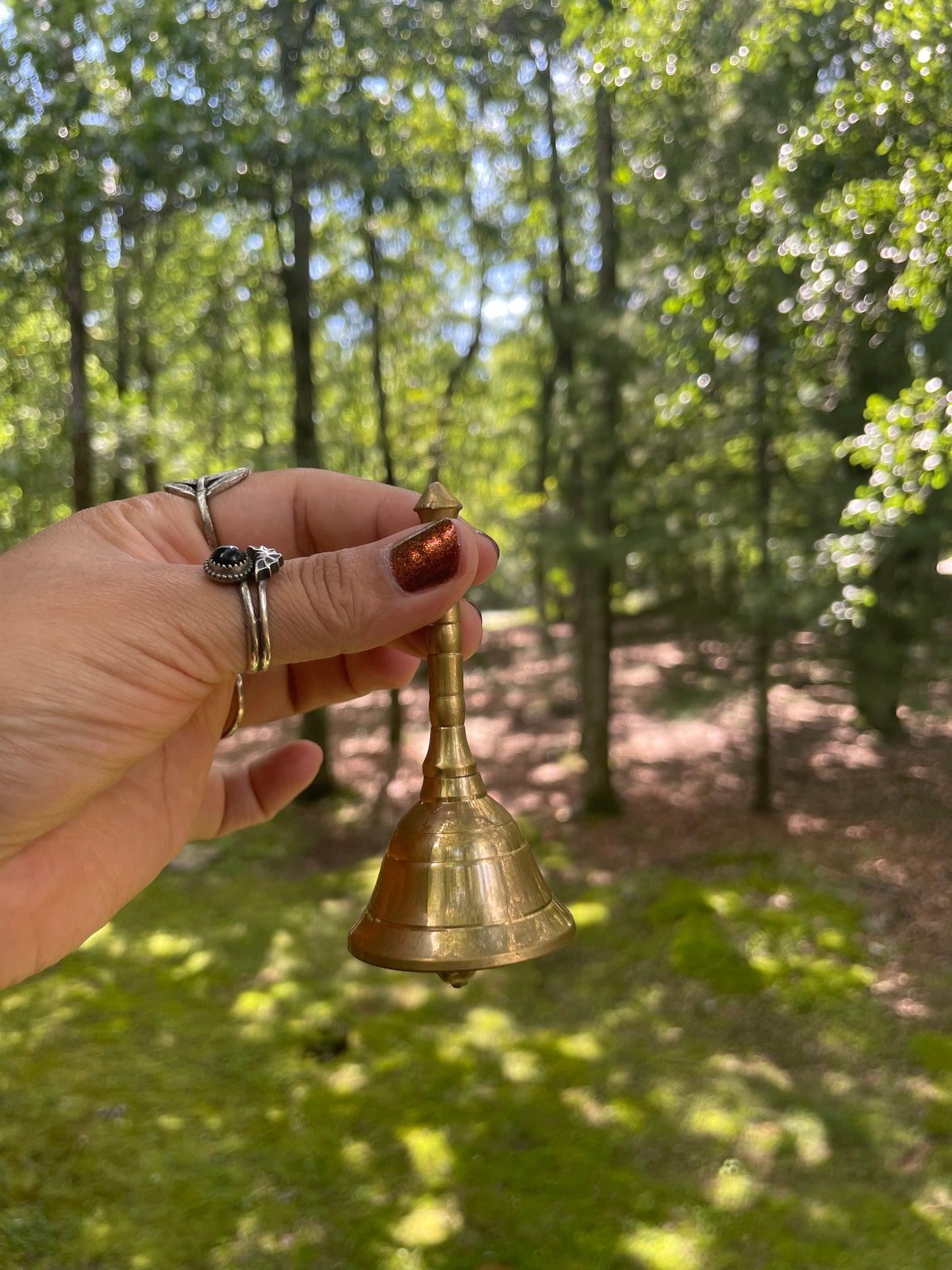 Brass ritual bell