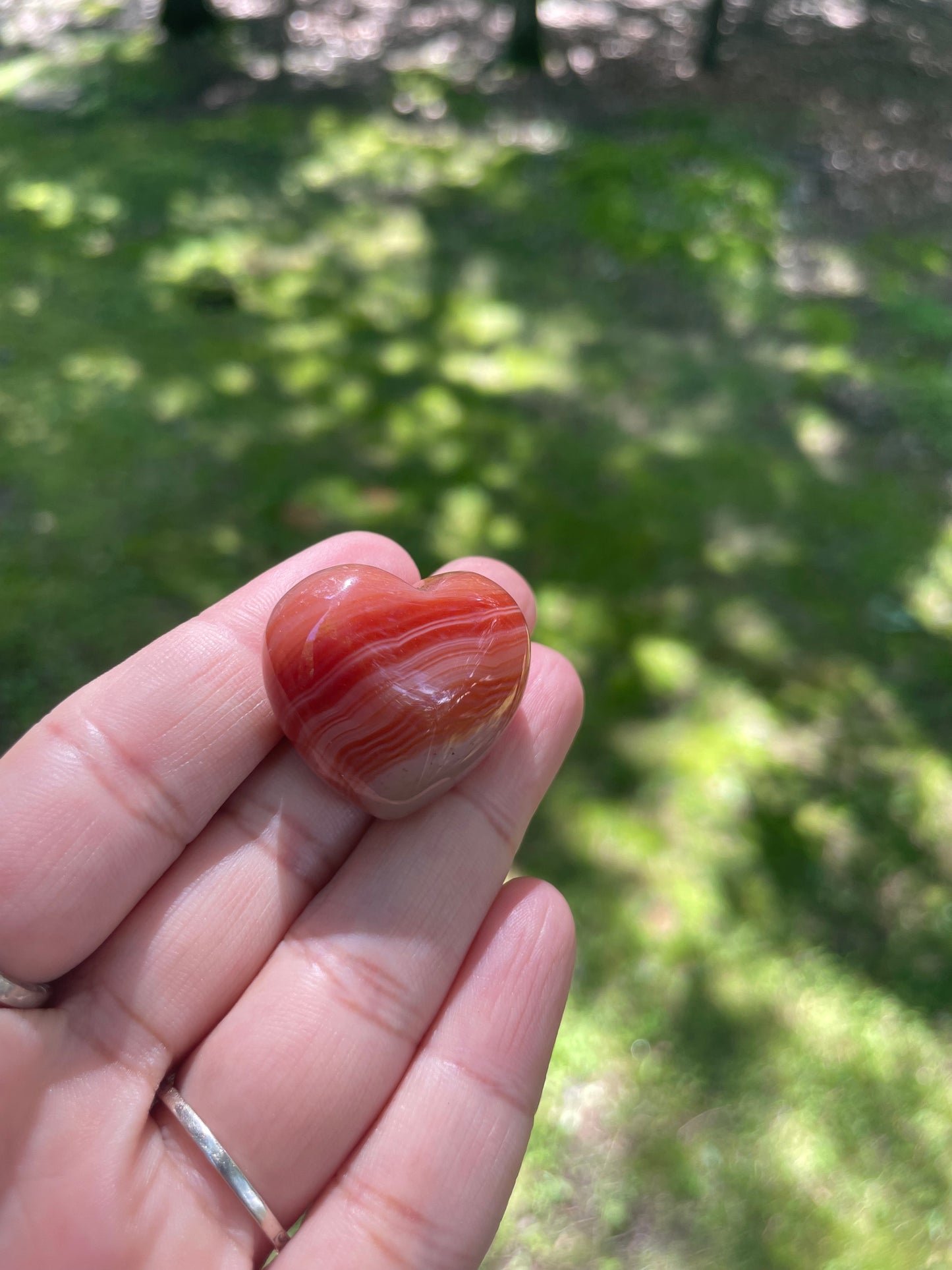 Small Carnelian heart