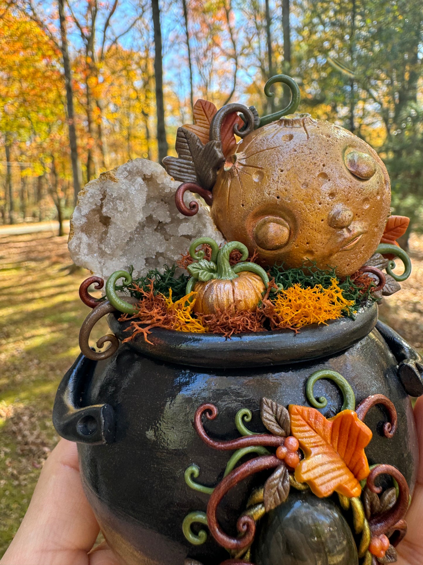 “Harvest Moon” Autumn Pot