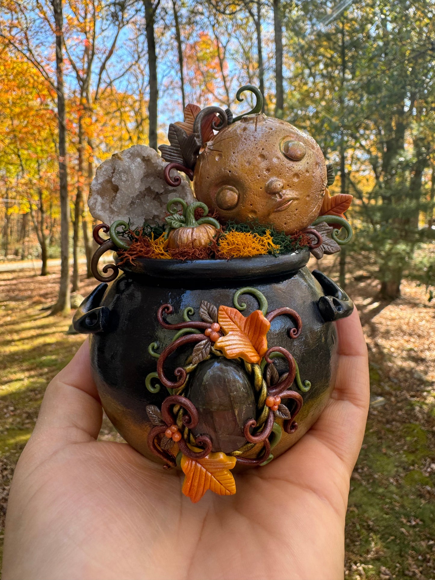 “Harvest Moon” Autumn Pot