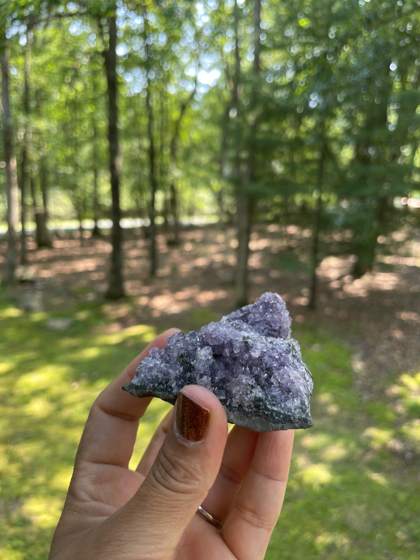 Amethyst cluster