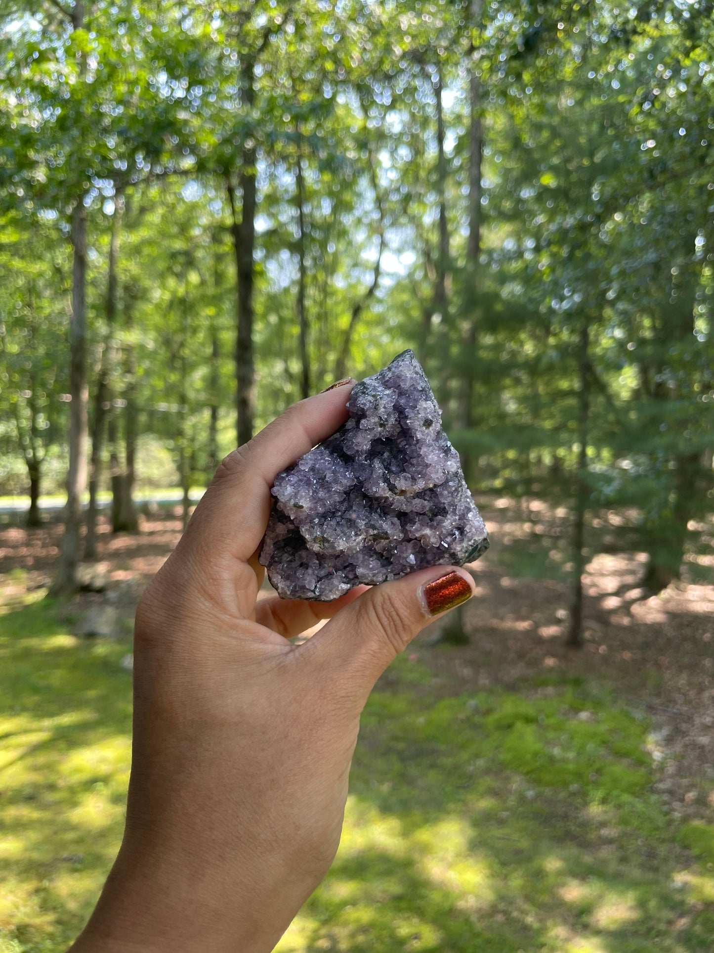 Amethyst cluster