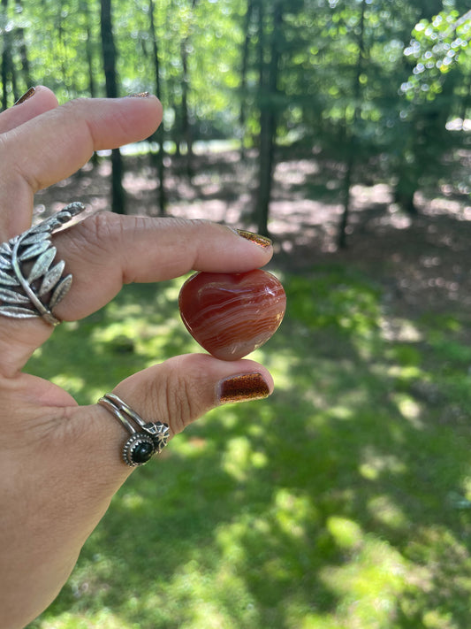 Small Carnelian heart