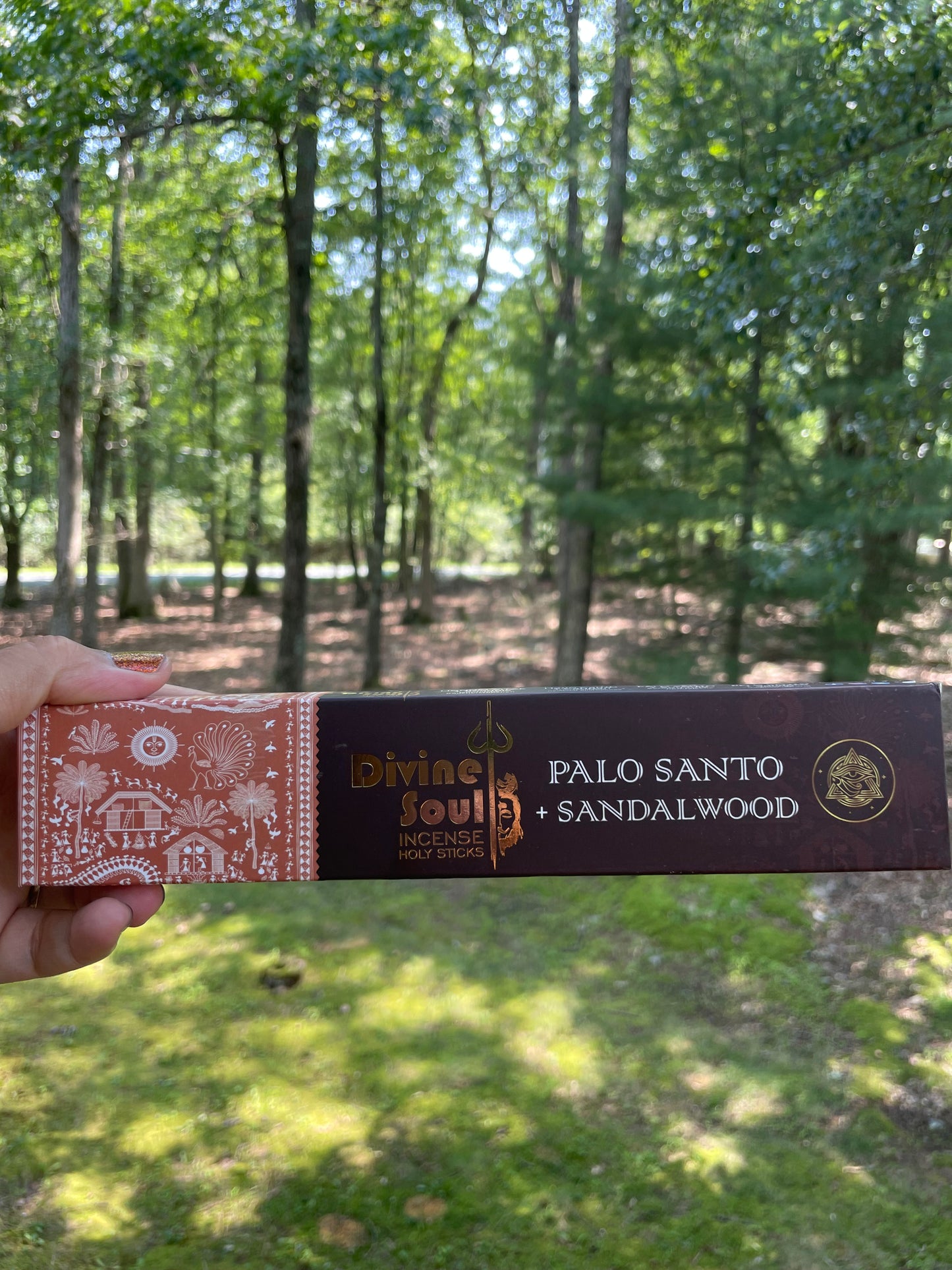 Palo Santo and sandalwood incense