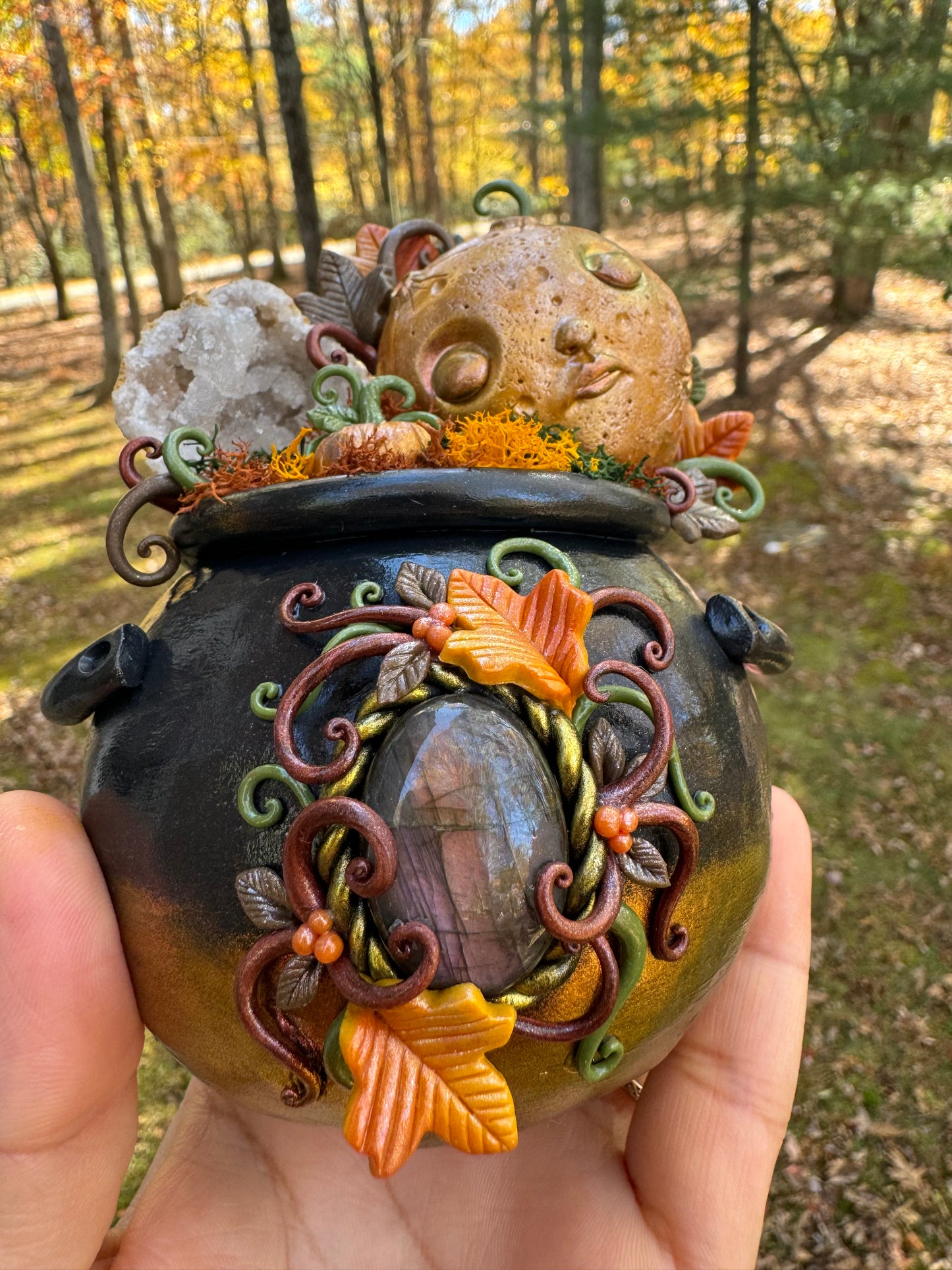 “Harvest Moon” Autumn Pot