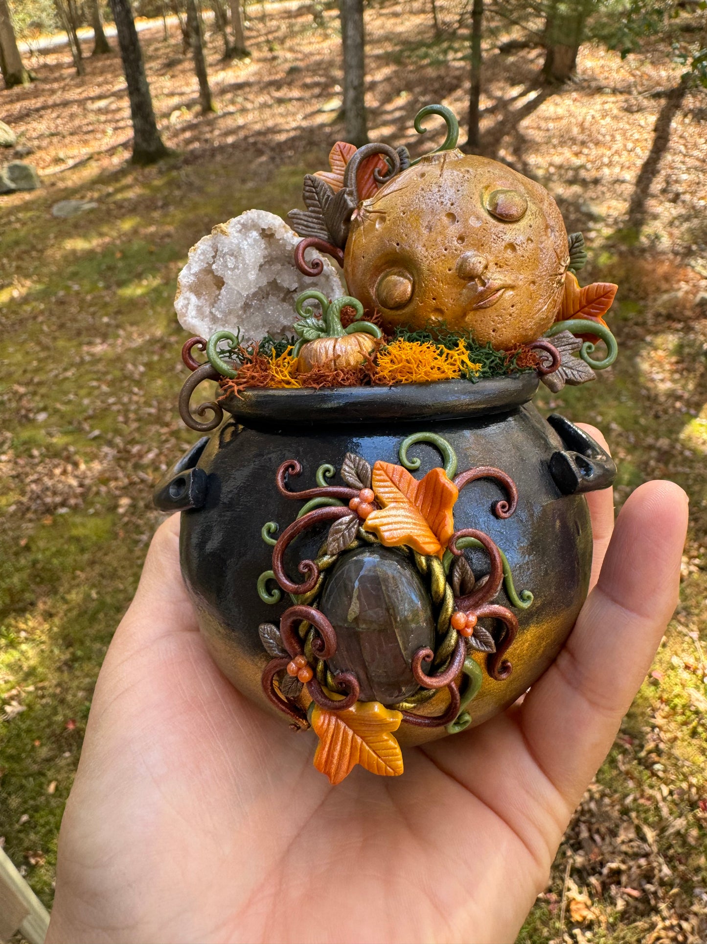 “Harvest Moon” Autumn Pot