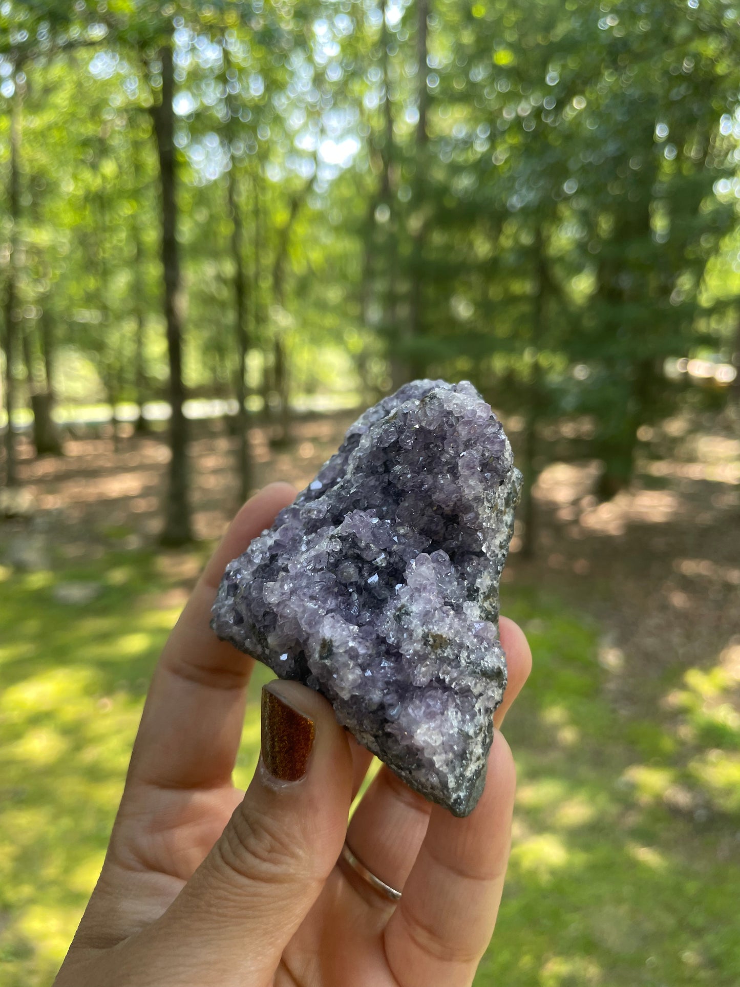 Amethyst cluster