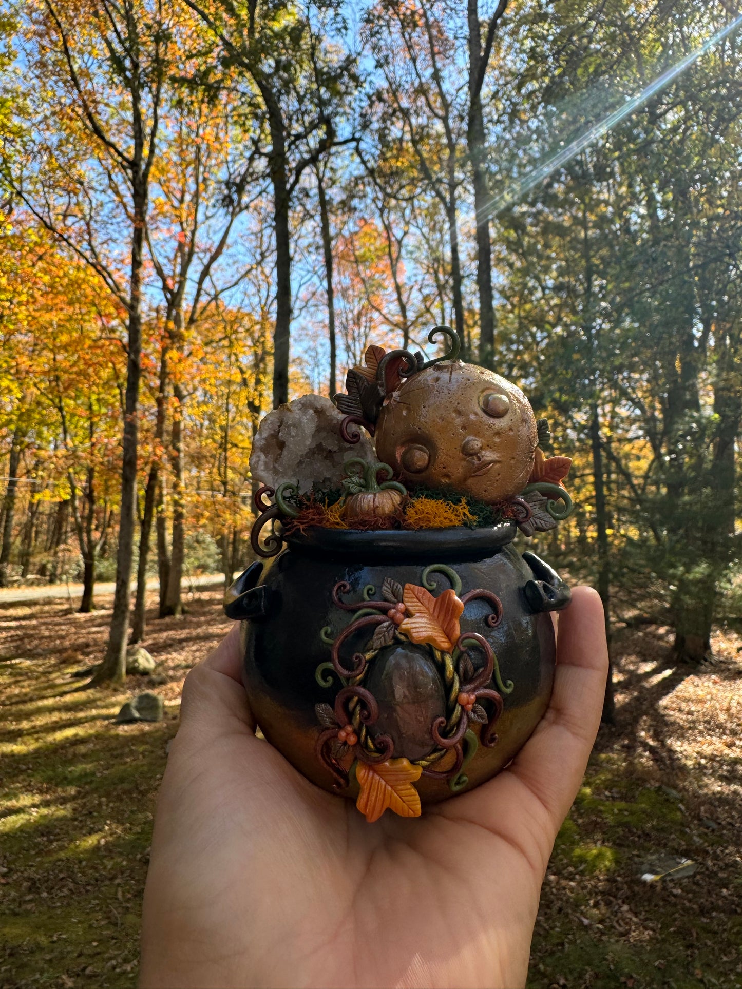 “Harvest Moon” Autumn Pot