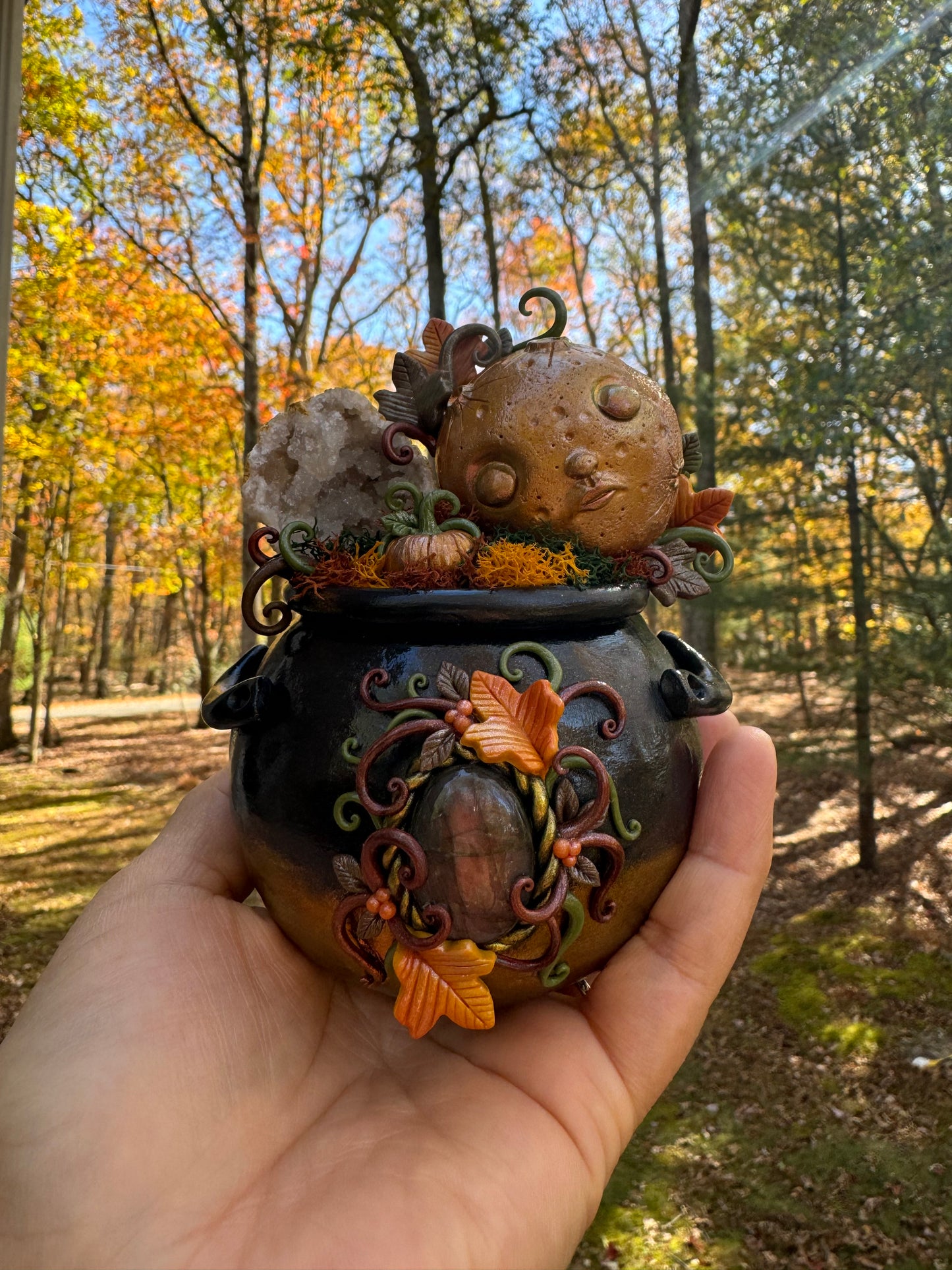 “Harvest Moon” Autumn Pot