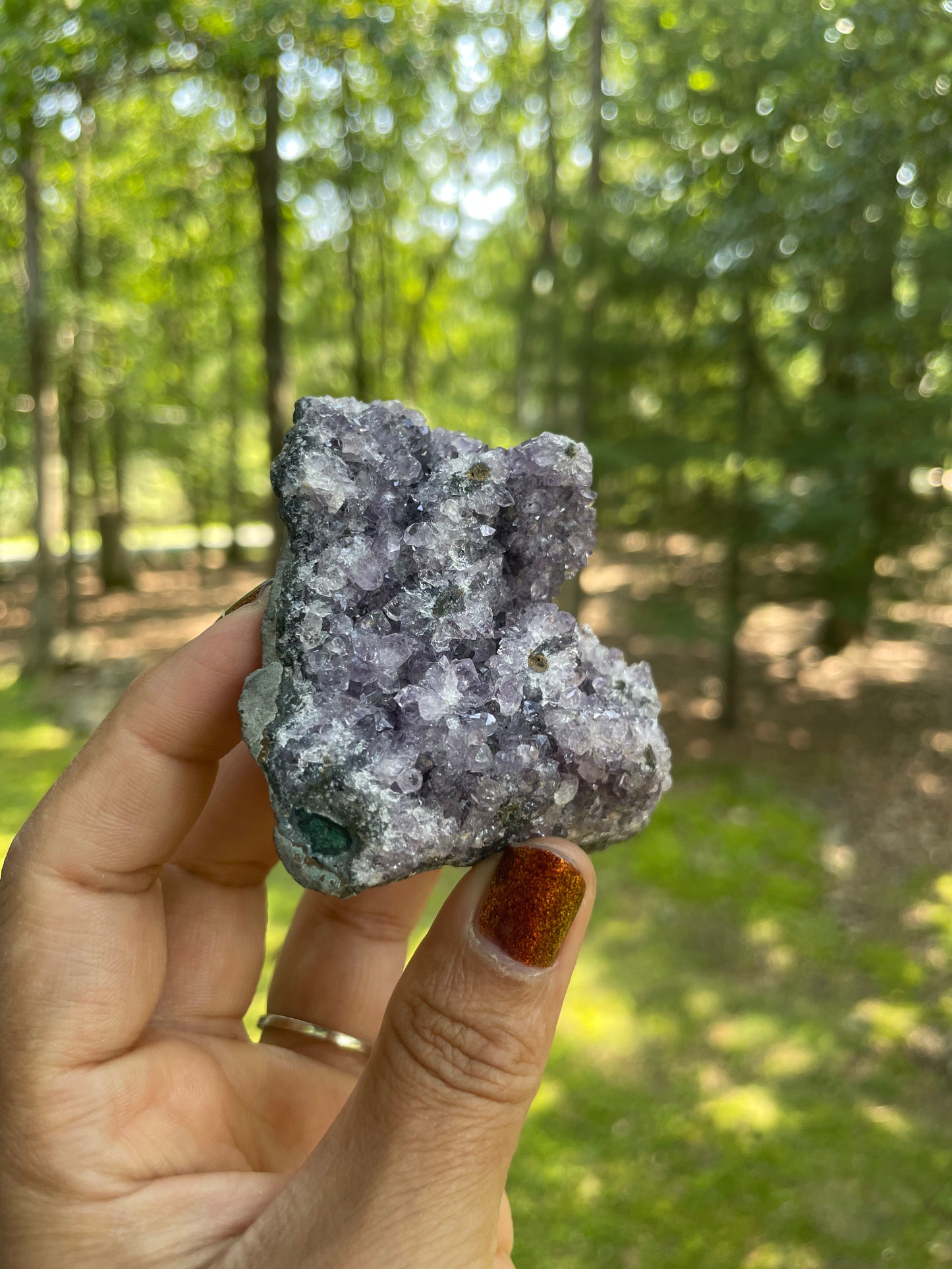 Amethyst cluster