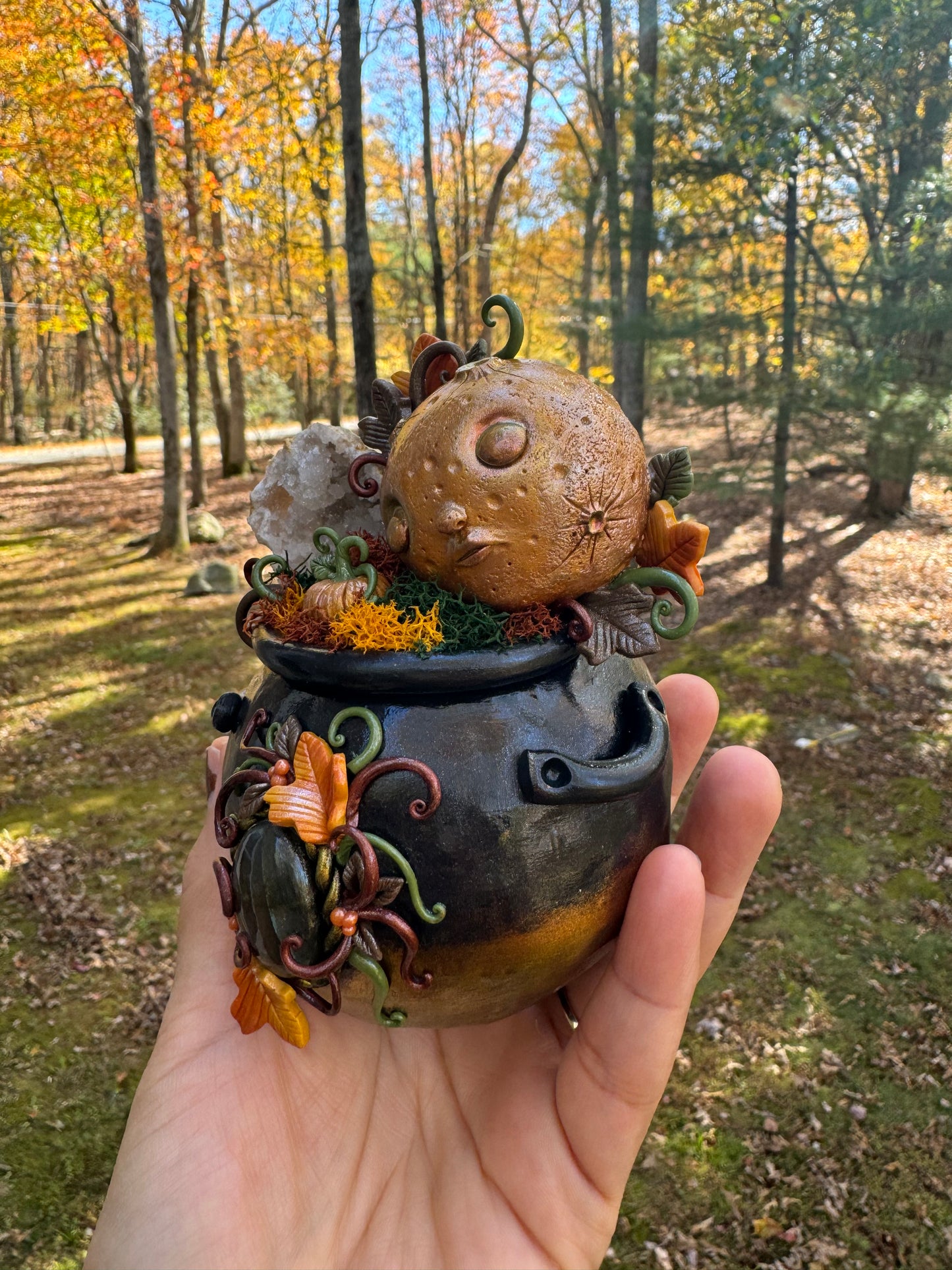 “Harvest Moon” Autumn Pot