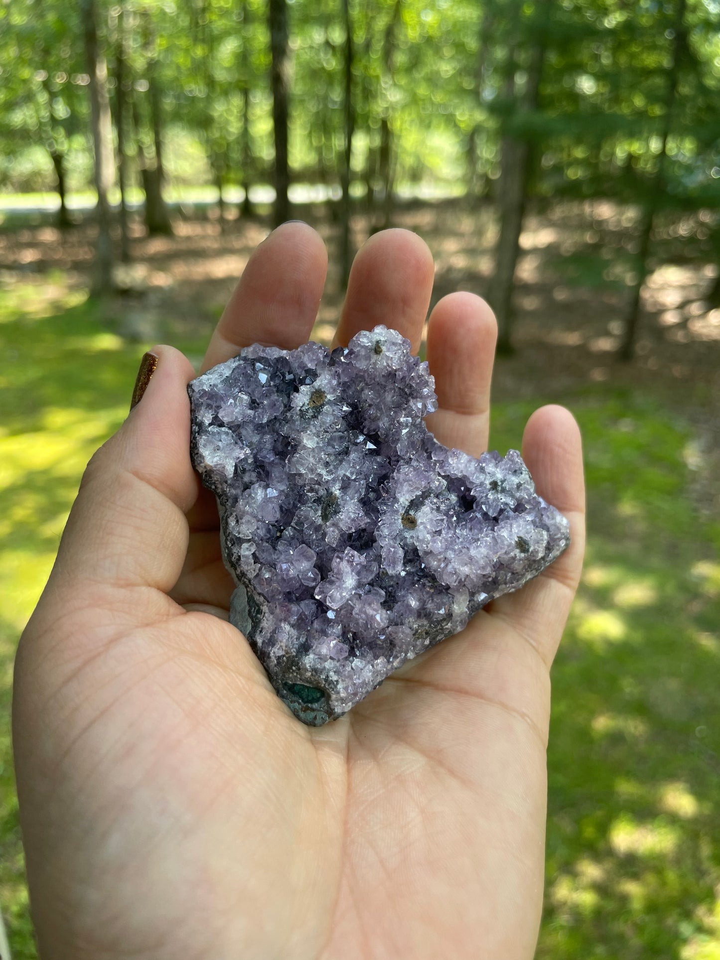 Amethyst cluster