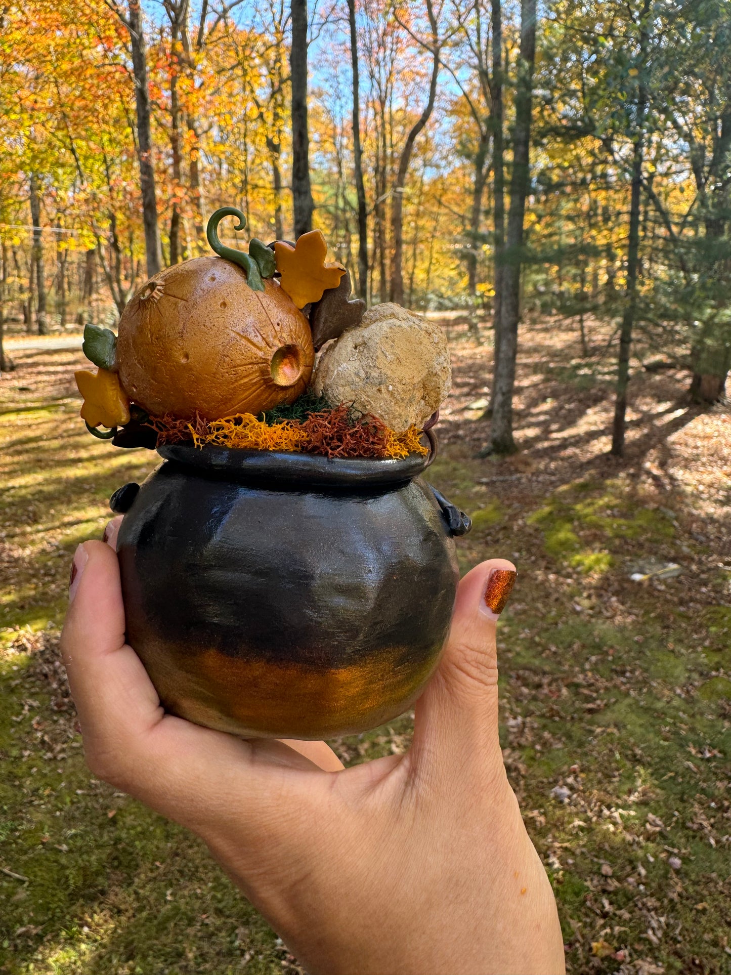 “Harvest Moon” Autumn Pot