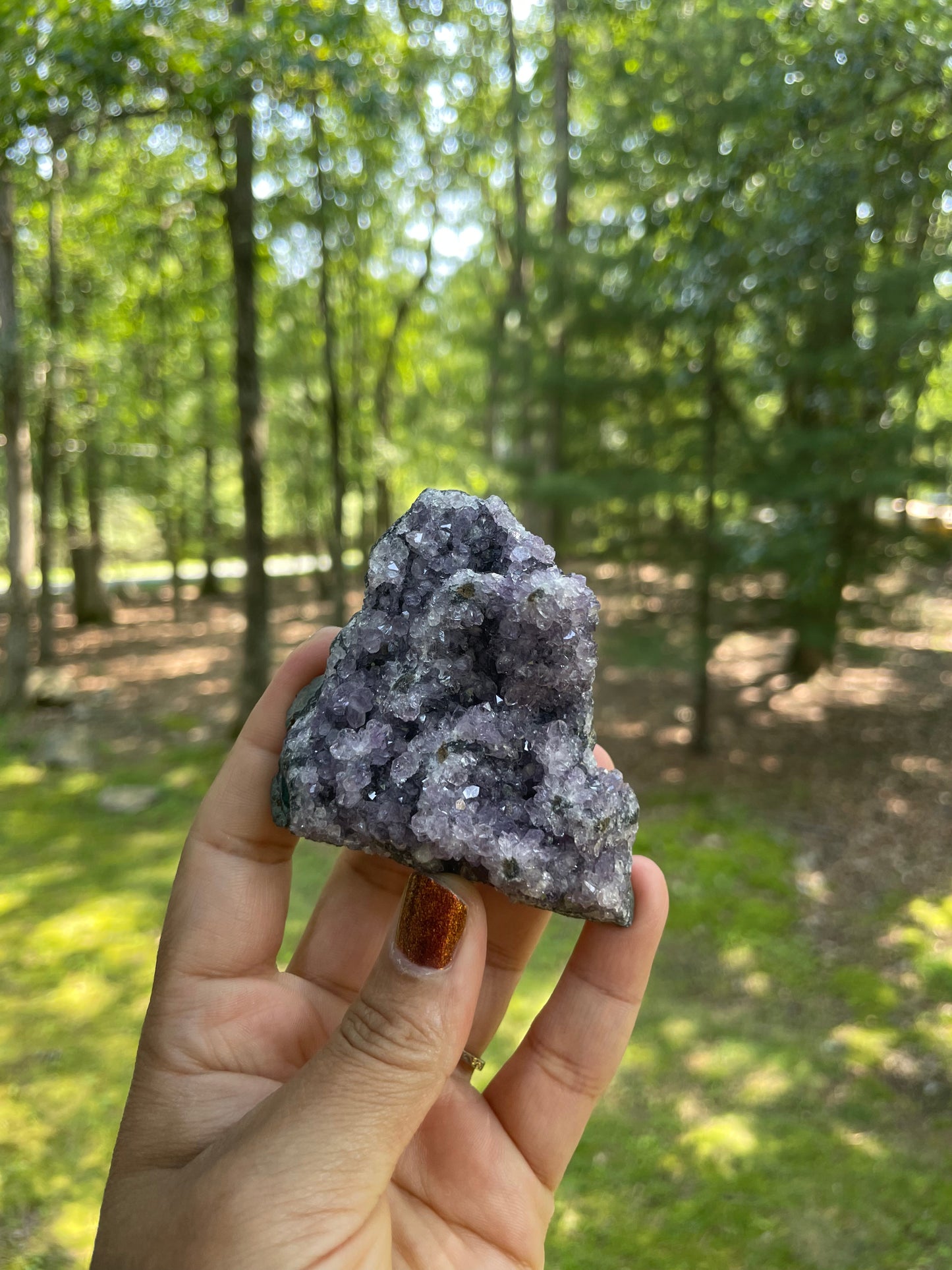 Amethyst cluster