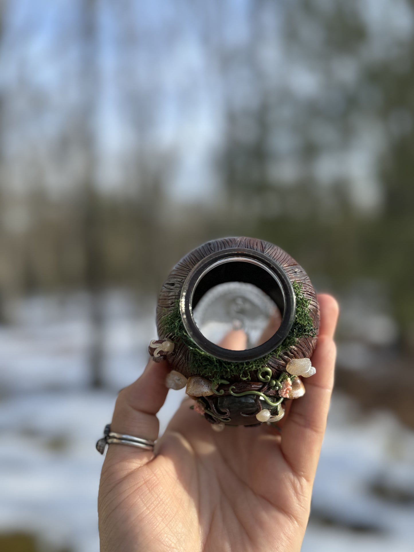 Spring awakening apothecary jar